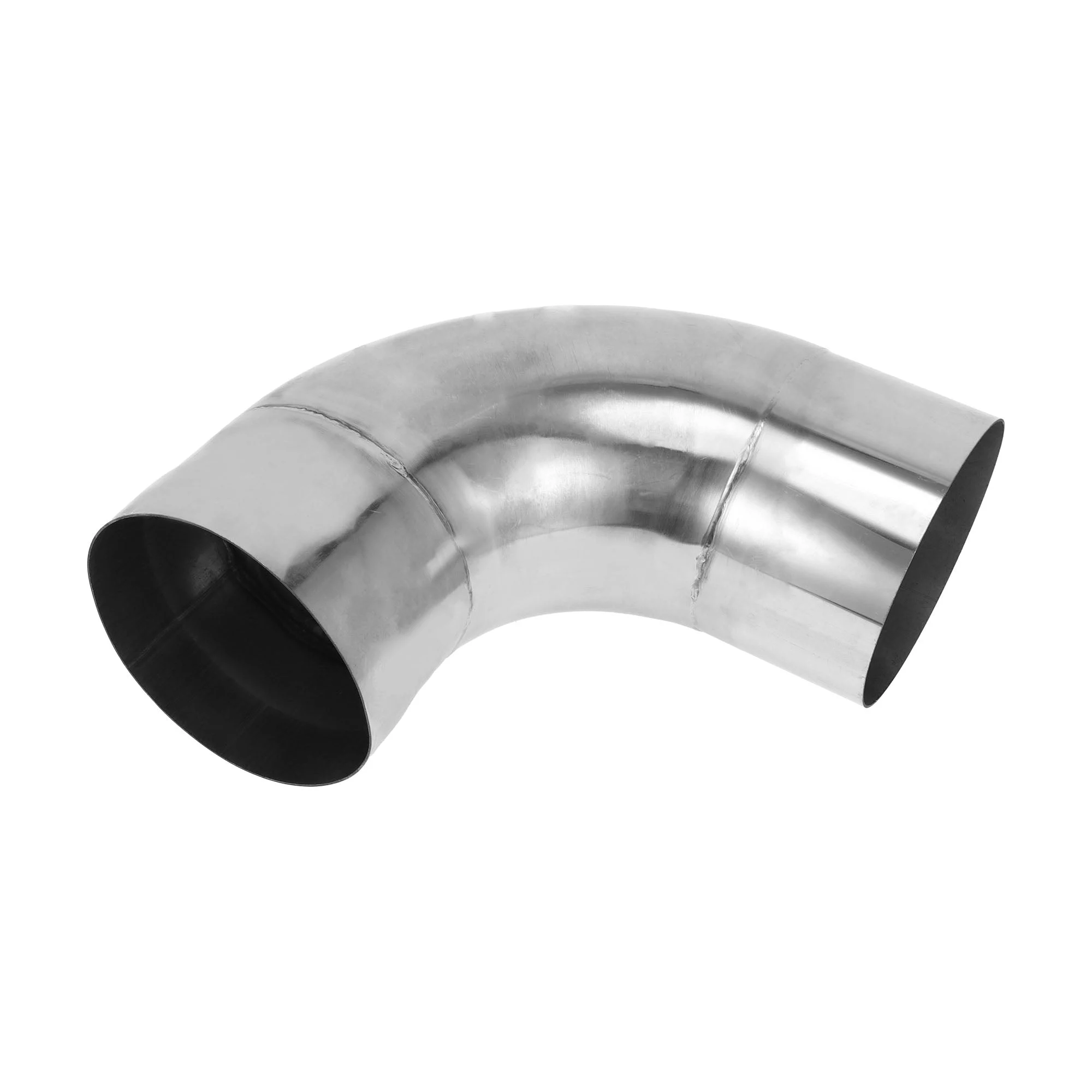 90 Degree Mandrel Exhaust Tube DIY Custom 5" OD 7.87" Length 304 Stainless Steel