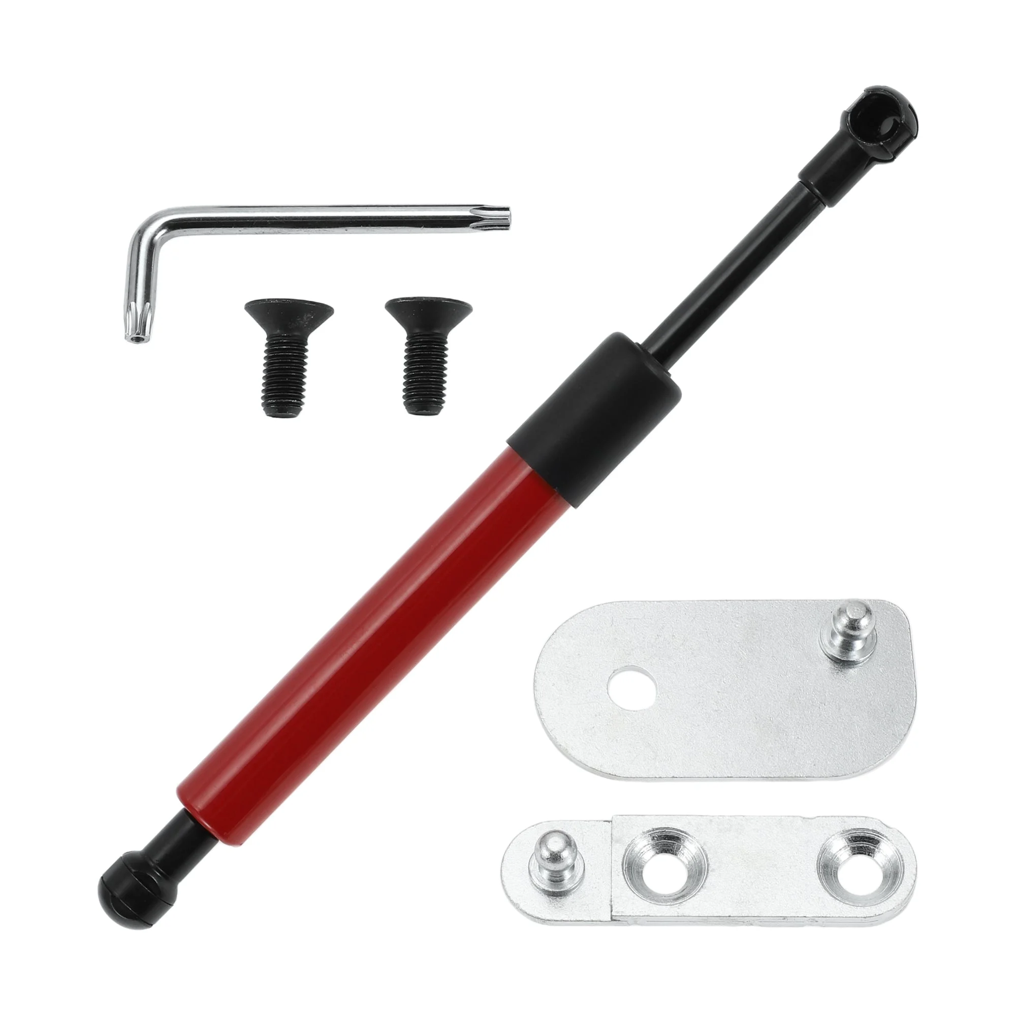 Tailgate Assist for Ford for Ranger 2019-2024 Tailgate Pickup Truck Lift Support Strut Red with Mounting Bracket 1 Set