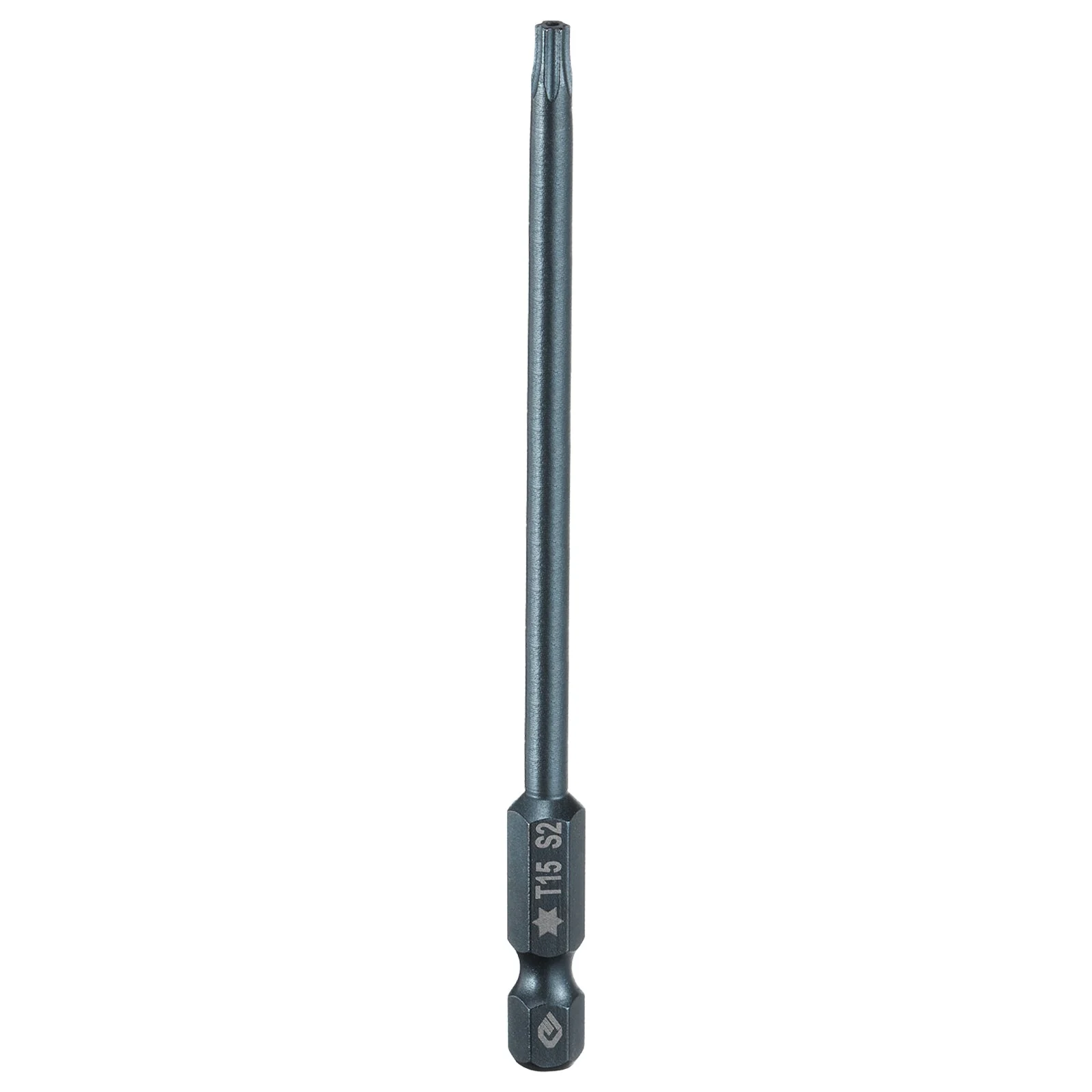 T15 Torx Screwdriver Bit 1/4" Shank 4" Long Magnetic 6 Point Drill Bits