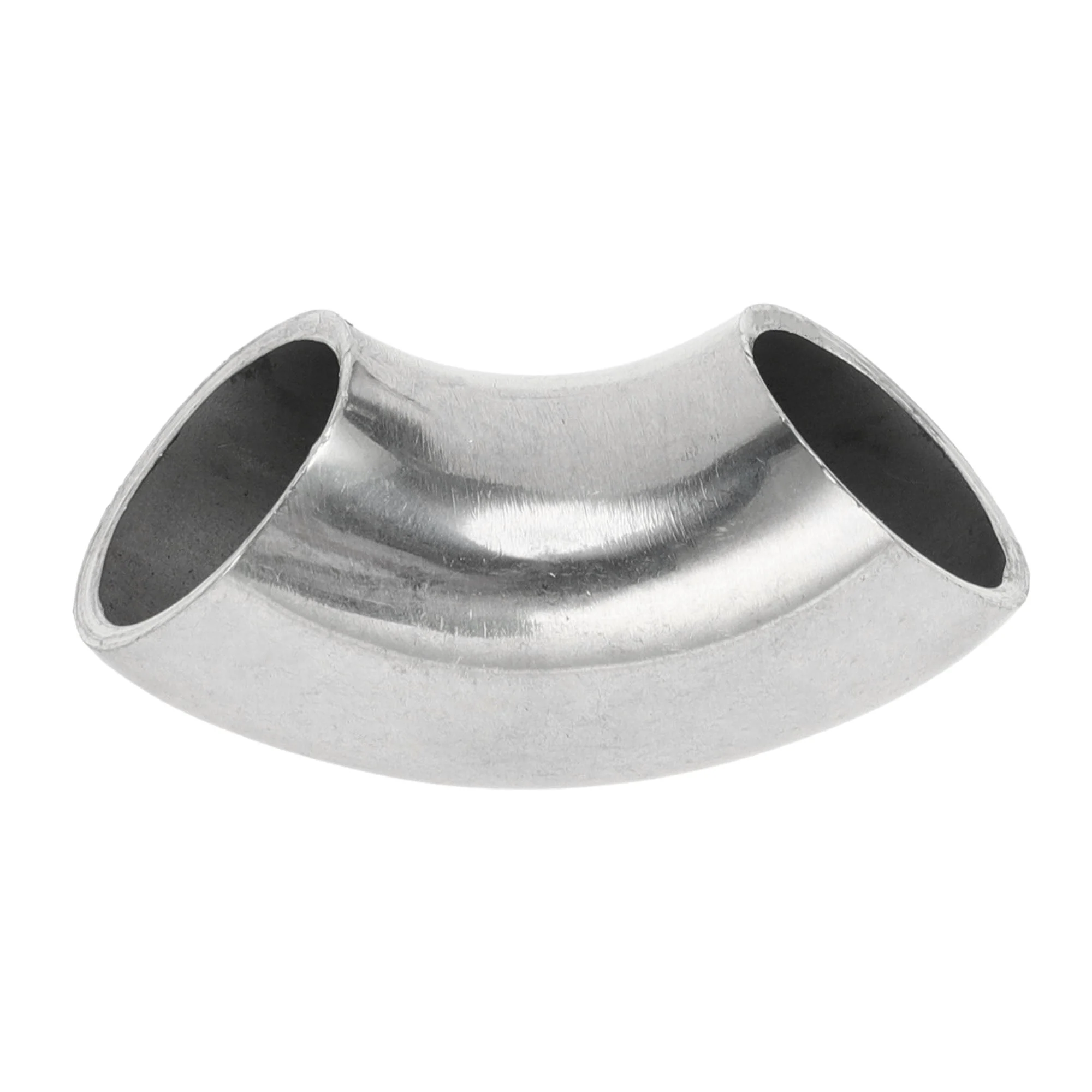 0.75" Inch OD 90 Degree Mandrel Bend Elbow Car Modified Exhaust Pipe Tubing 1.5mm/16GA Thickness 304 Stainless Steel Bend Tube Stair Handrail Piping 19x50x1.5mm