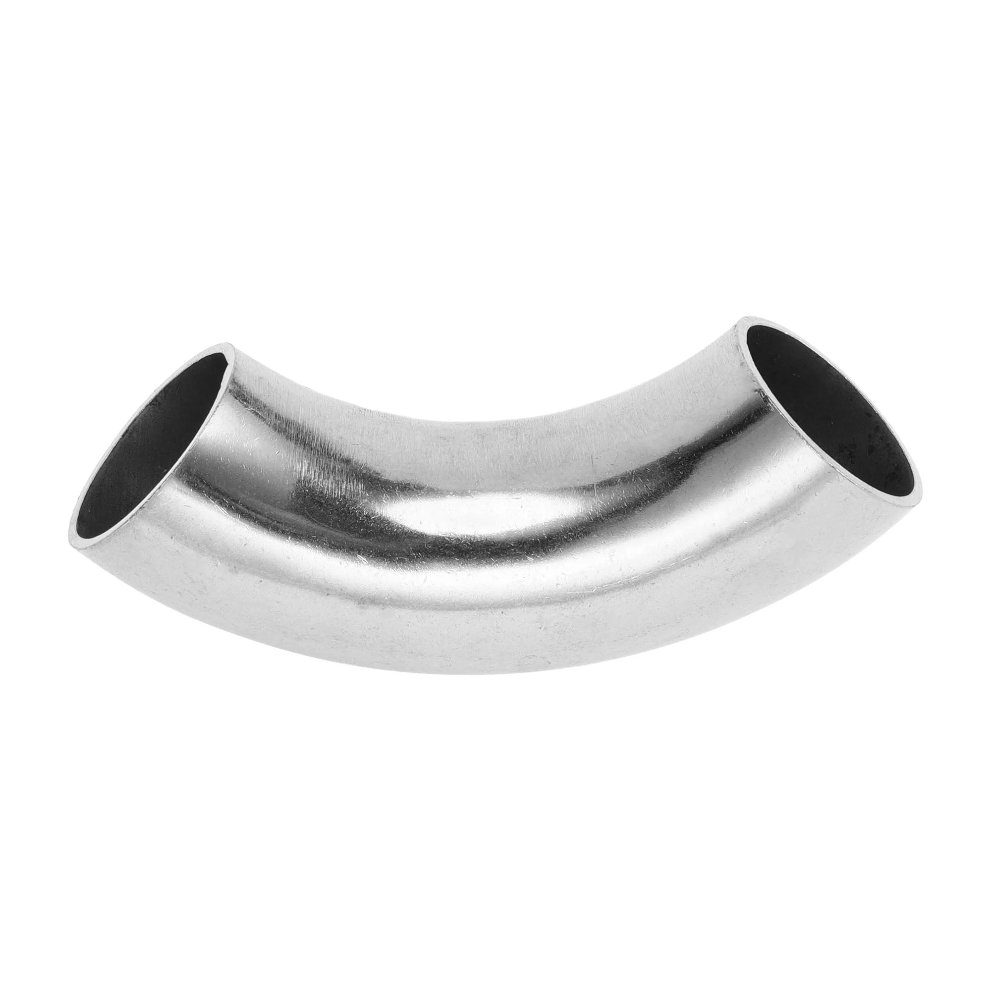 1" Inch OD 90 Degree Mandrel Bend Elbow Car Modified Exhaust Pipe Tubing 1.2mm/18GA Thickness 304 Stainless Steel Bend Tube Stair Handrail Piping 25x95x1.2mm