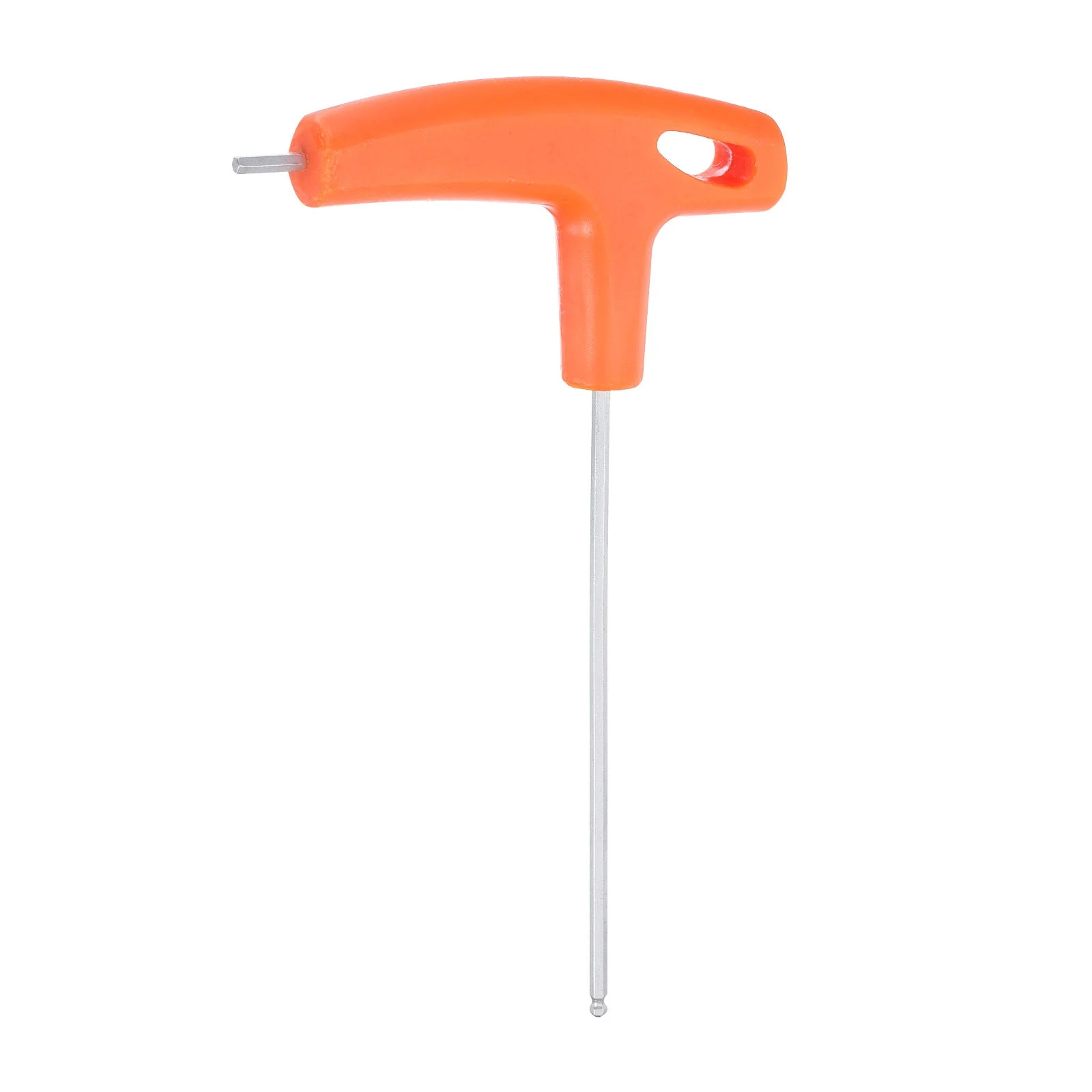 T-Handle Ball End Hex Key Wrench 2.5mm T-Key Inner Hexagon Spanner, Orange
