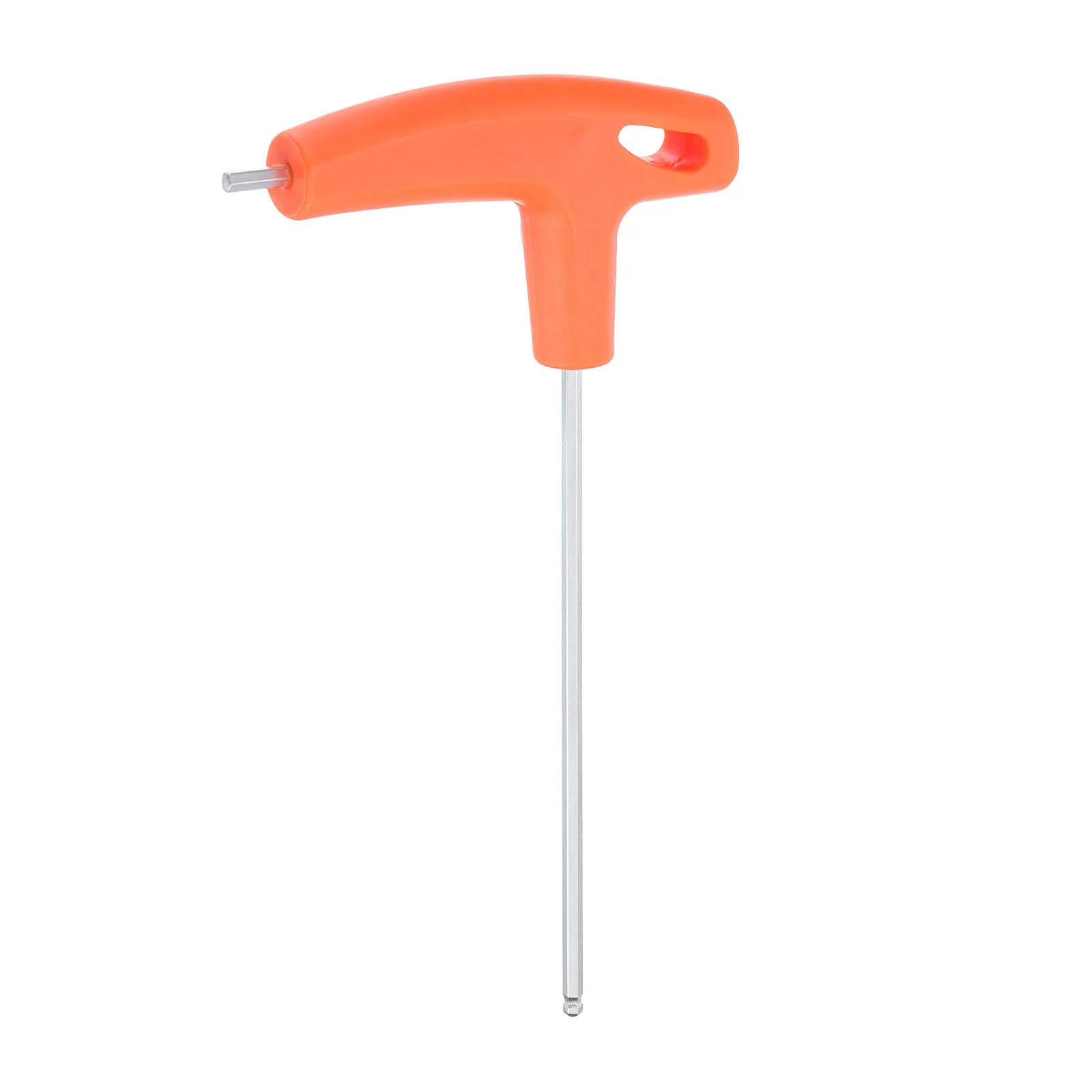 T-Handle Ball End Hex Key Wrench 3mm T-Key Inner Hexagon Spanner, Orange