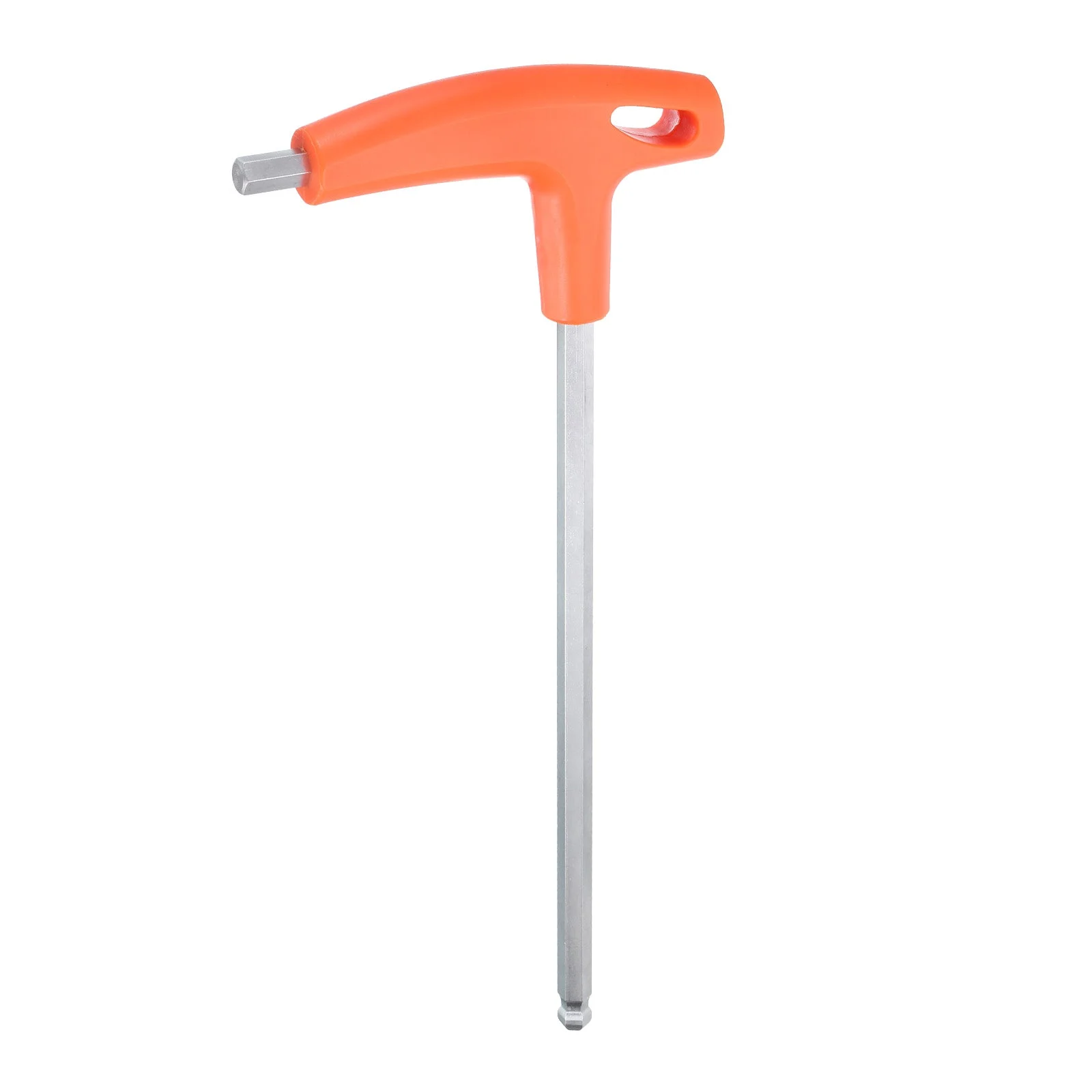 T-Handle Ball End Hex Key Wrench 8mm T-Key Inner Hexagon Spanner, Orange