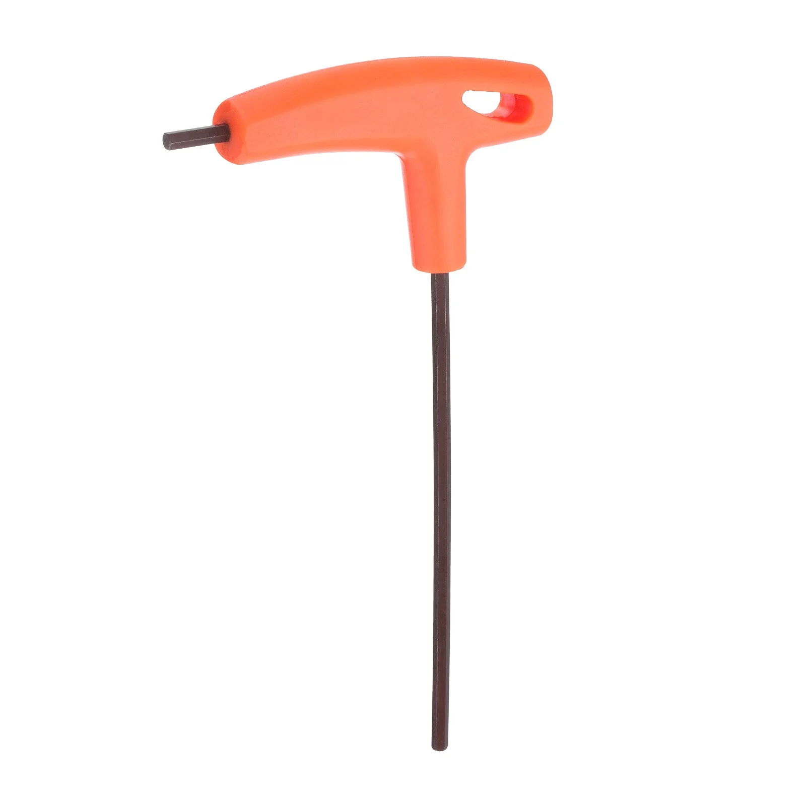 T-Handle Hex Key Wrench 4mm S2 Steel T-Key Inner Hexagon Spanner, Orange