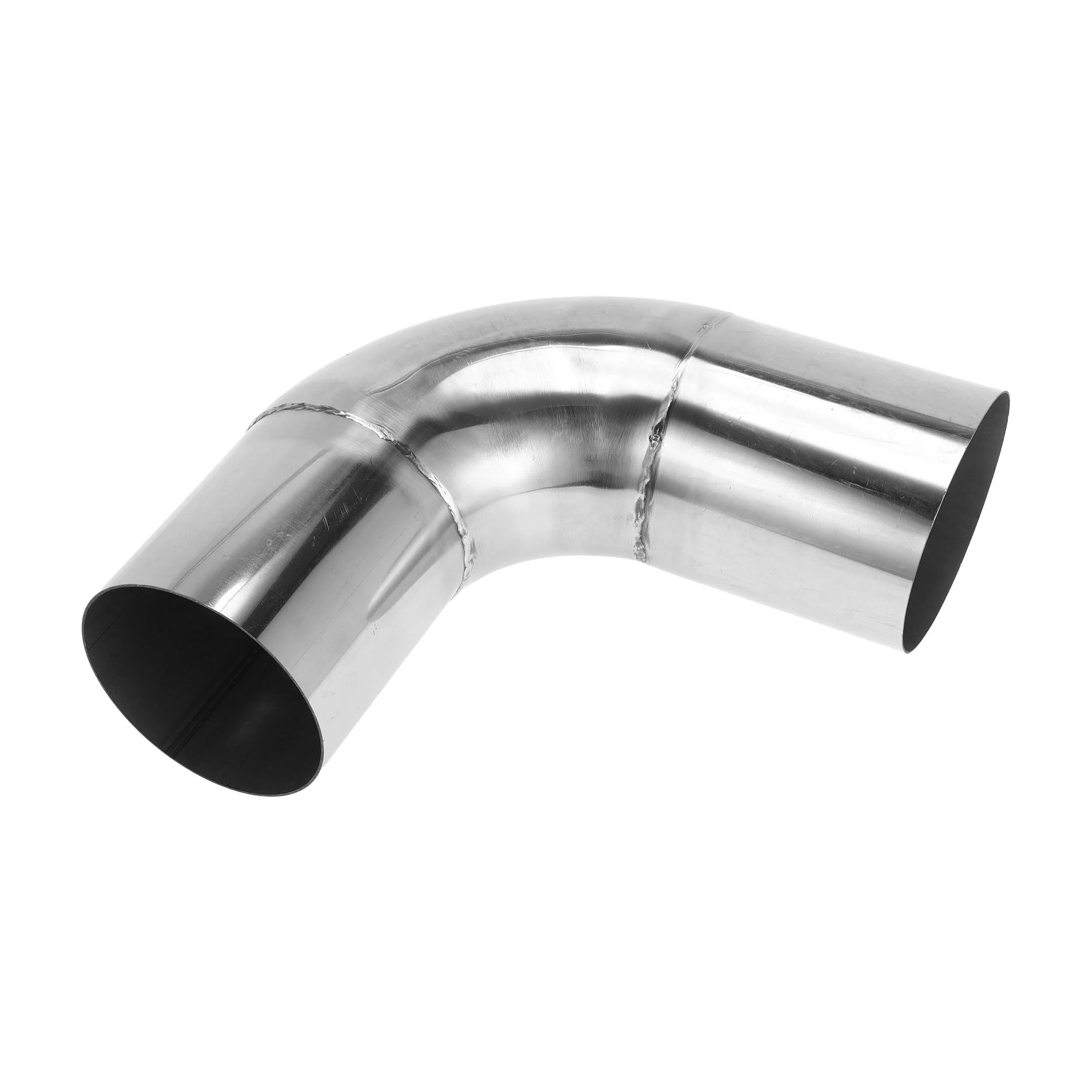 90 Degree Mandrel Exhaust Pipe DIY Custom 4" OD 7.87" Length 304 Stainless Steel