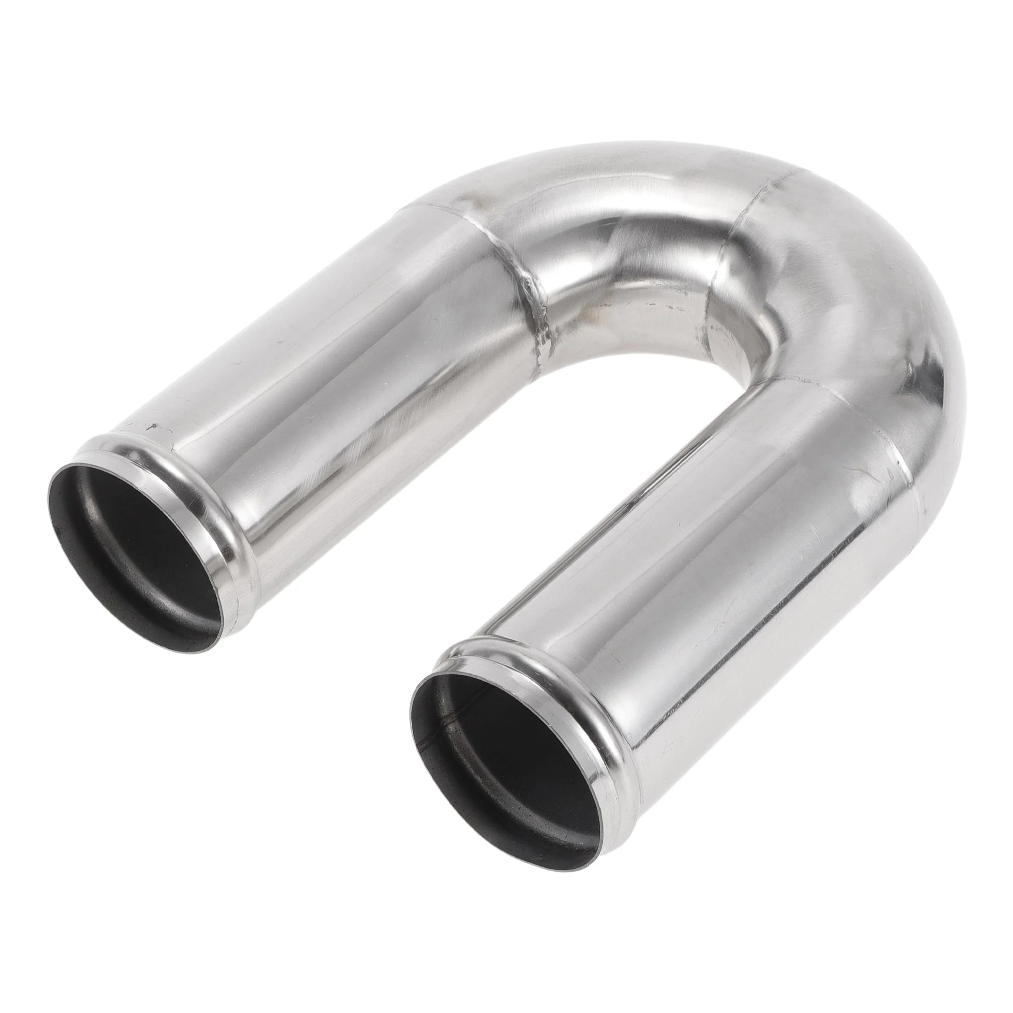 180 Degree Mandrel Exhaust Tube with Bead Roll DIY Custom 2.75" OD 7.87" Length