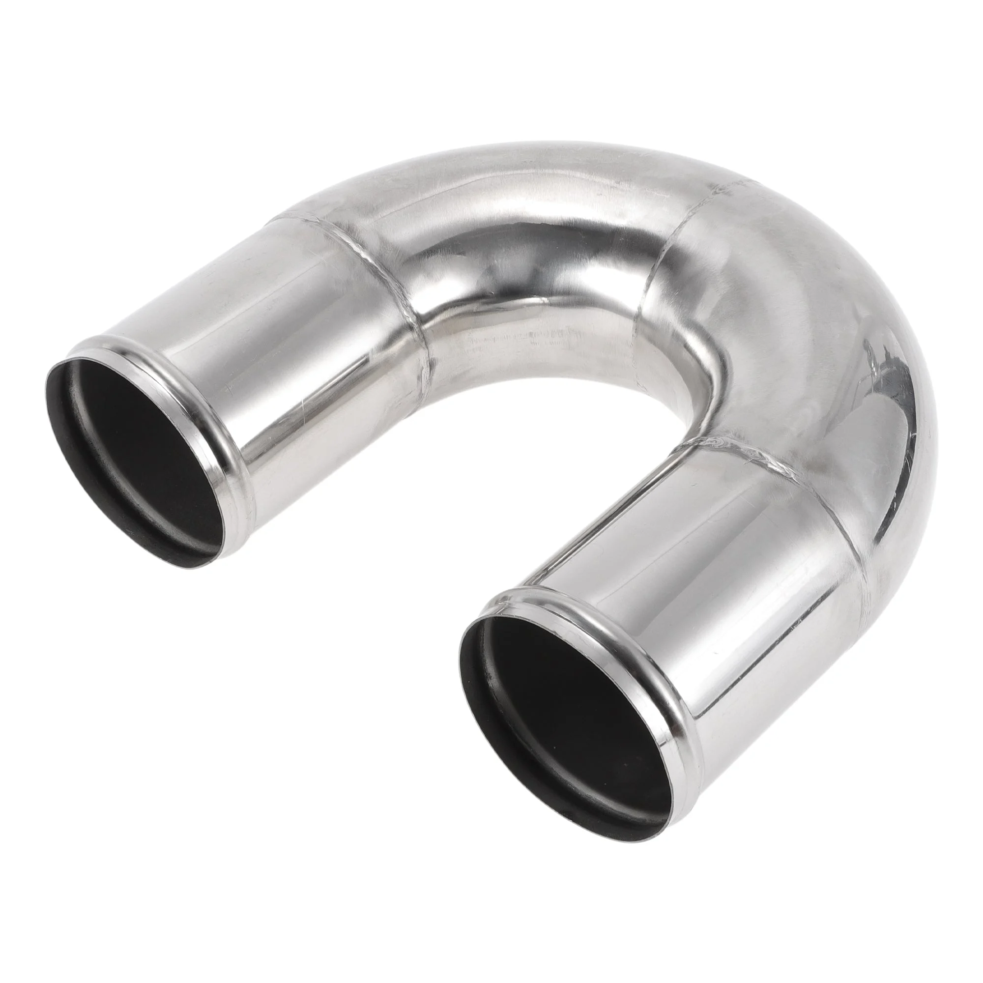 180 Degree Mandrel Exhaust Tube with Bead Roll DIY Custom 3.5" OD 7.87" Length