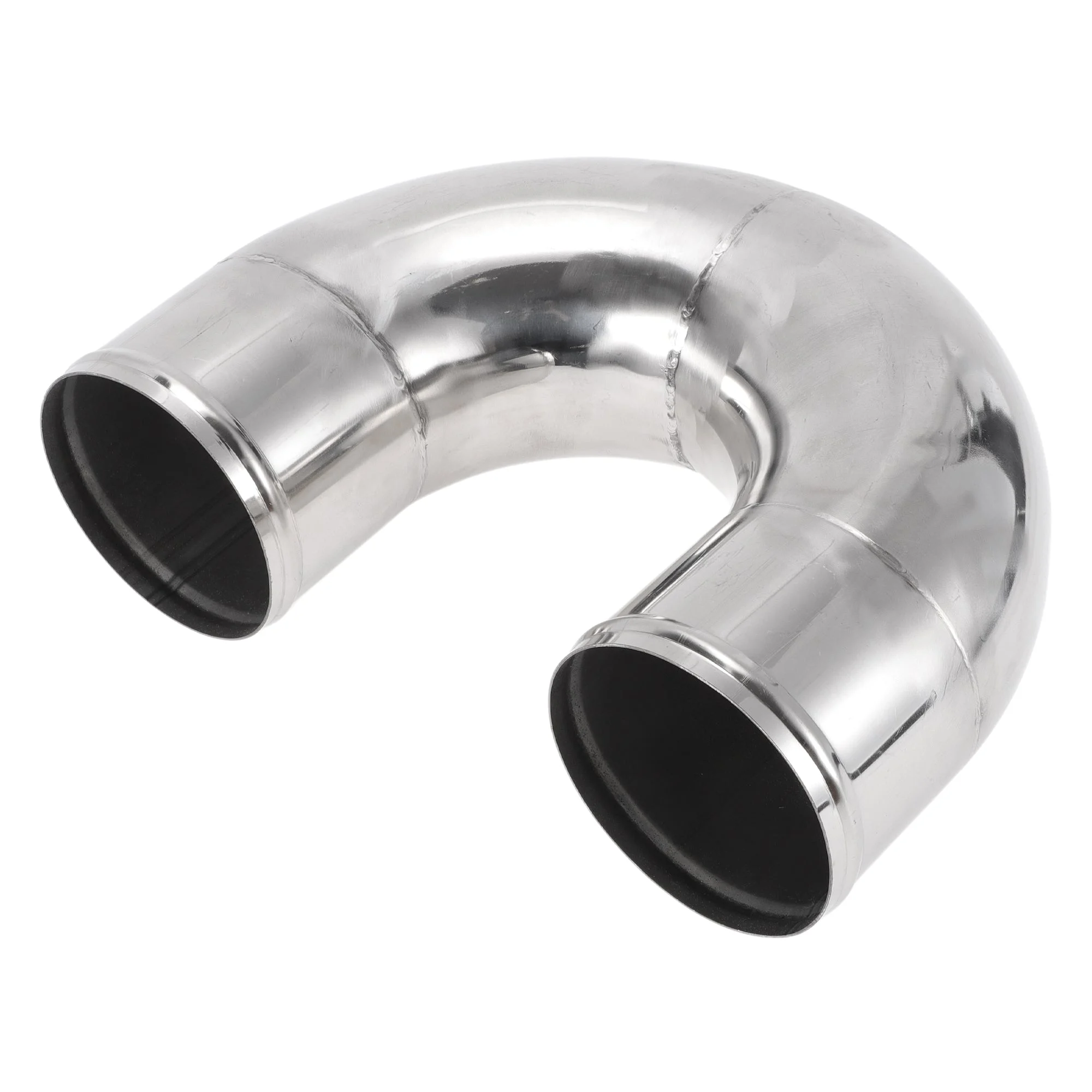 180 Degree Mandrel Exhaust Tube with Bead Roll DIY Custom 4.5" OD 7.87" Length