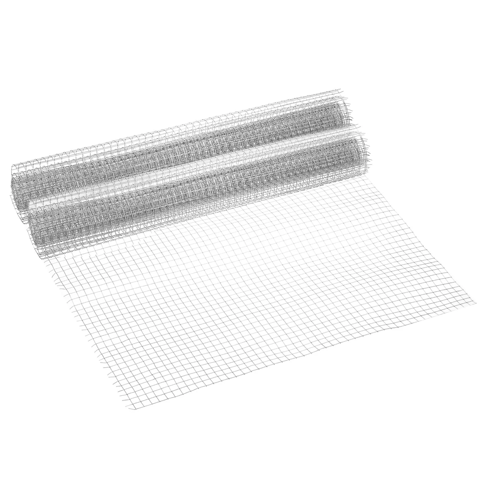 Hardware Cloth 15.8"x3.3ft, 2 Roll 2/7"(8mm) 20 Gauge Welded 304 Stainless Steel Wire Mesh Roll Wire Screen Fence for Garden Animals Chicken Fence Rabbit Fencing