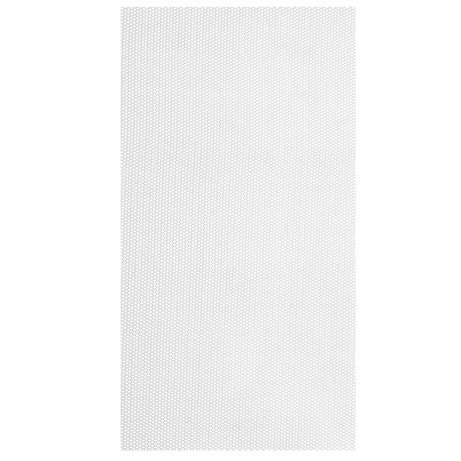 40"L x 15.7"W Universal Car Grill Mesh, 1x2mm Diamond Hole, Silver Tone