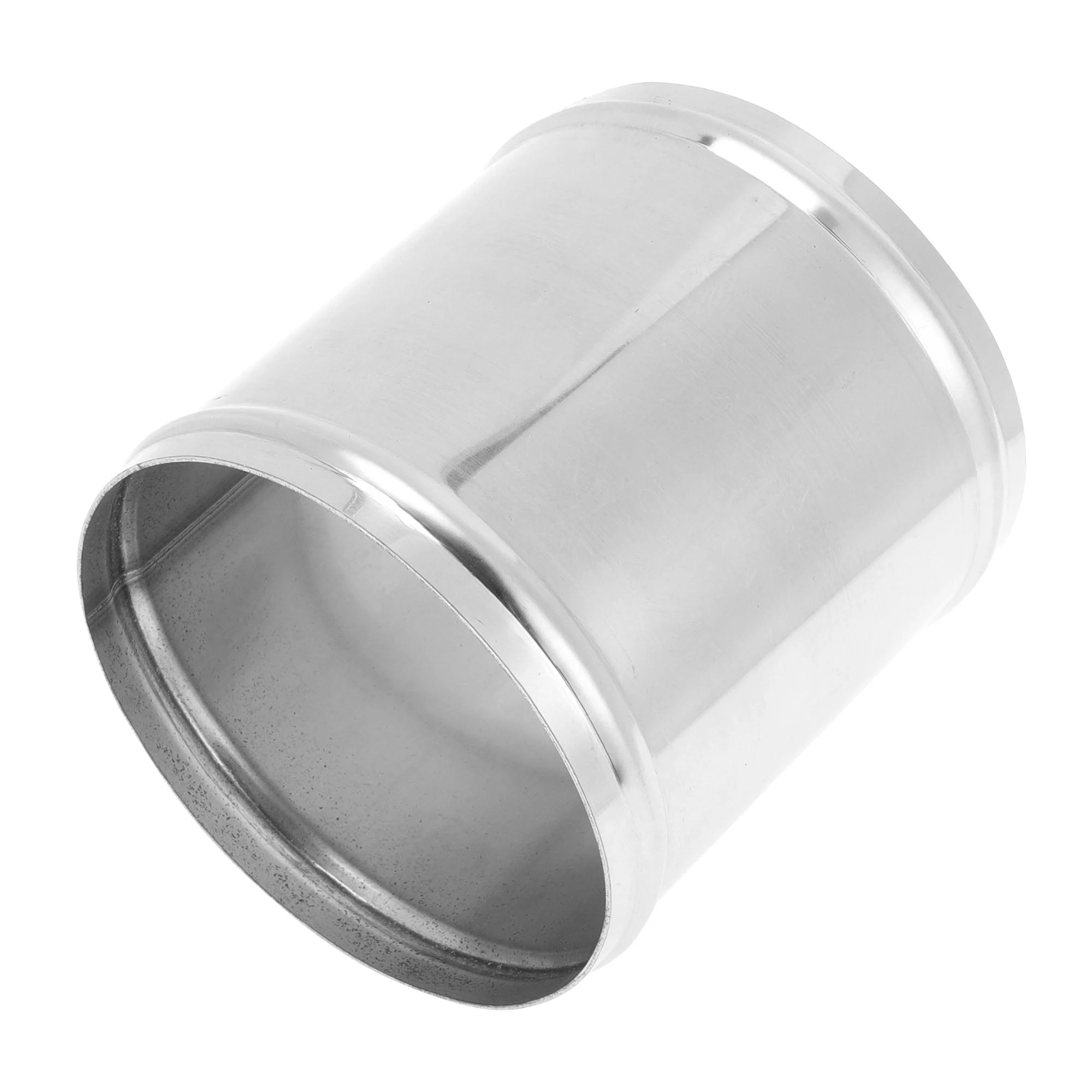 Straight Exhaust Pipe Tube with Bead Roll 5" OD 5" Length T304 Stainless Steel