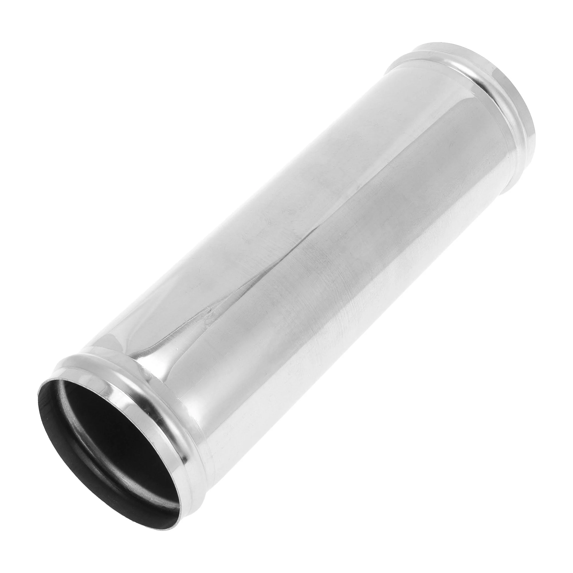 Straight Exhaust Pipe Tube with Bead Roll 3" OD 10" Length T304 Stainless Steel