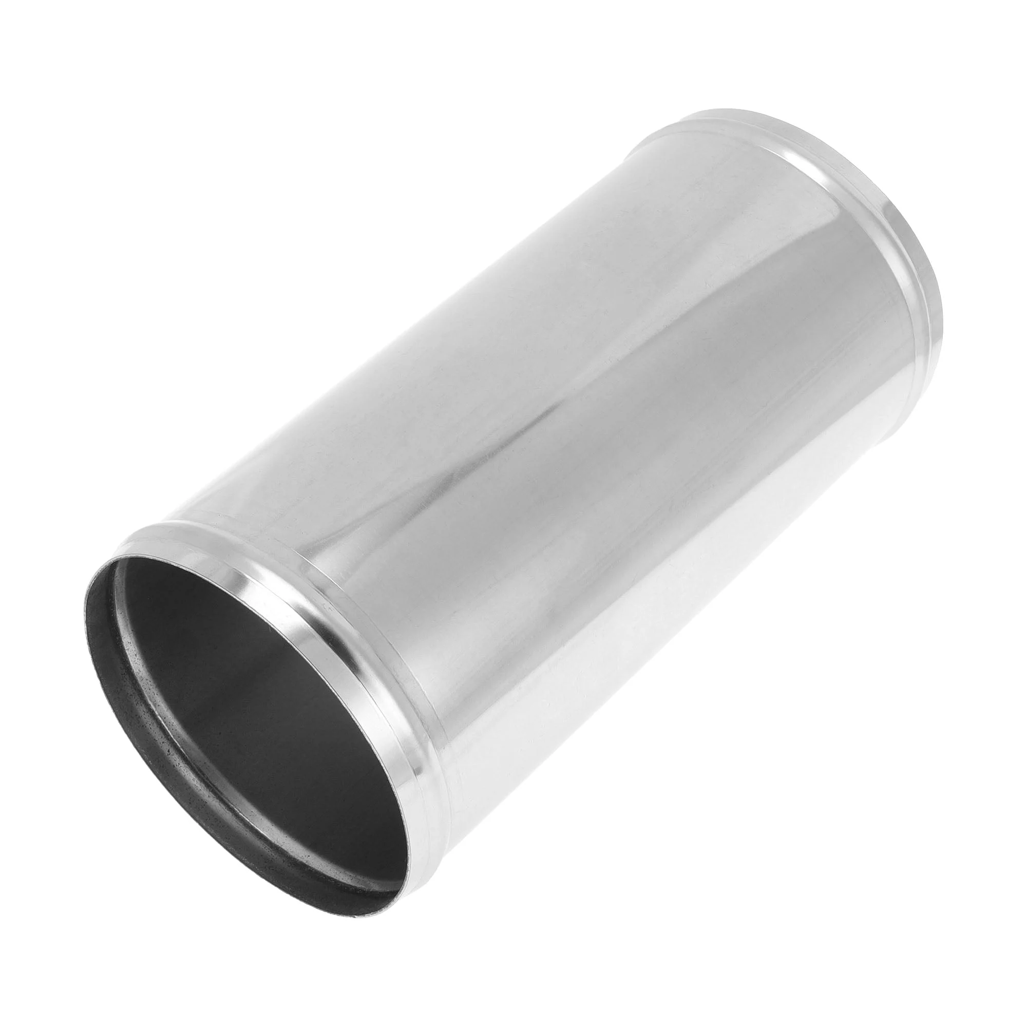 Straight Exhaust Pipe Tube with Bead Roll 5" OD 10" Length T304 Stainless Steel