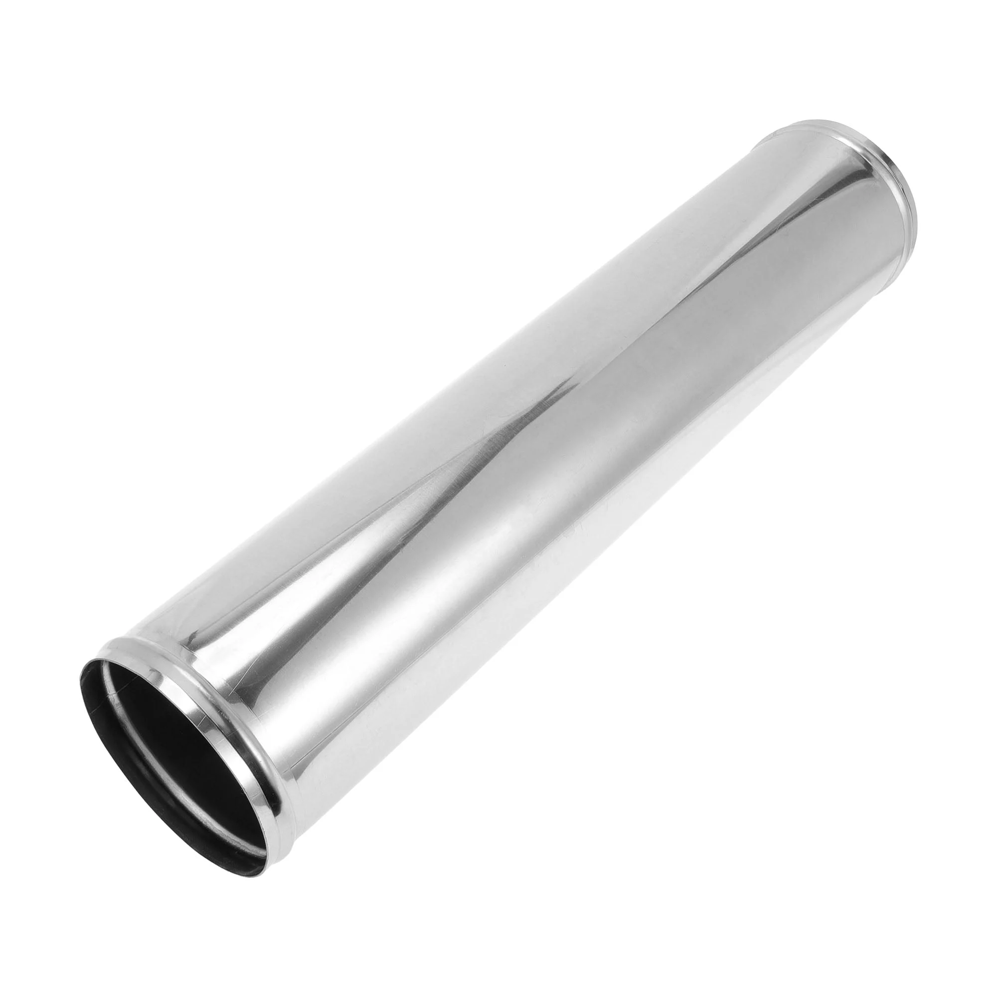 Straight Exhaust Pipe Tube W/ Bead Roll 4.5" OD 20" Length T304 Stainless Steel