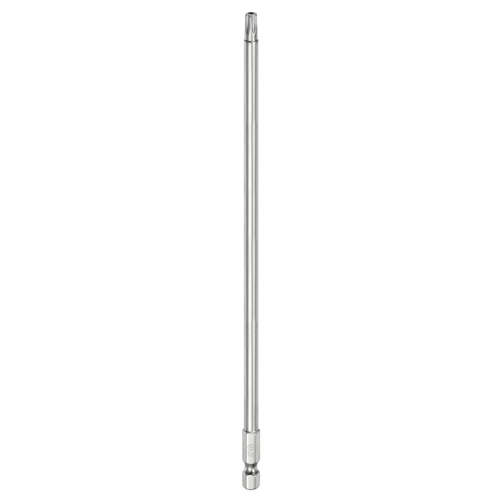 T27 Security Torx Bit 1/4" Hex Shank 8" Long Tamper Resistant Star Bits