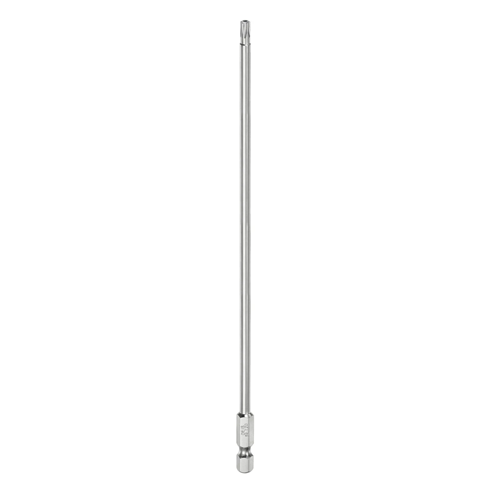 T20 Security Torx Bit 1/4" Hex Shank 8" Long Tamper Resistant Star Bits