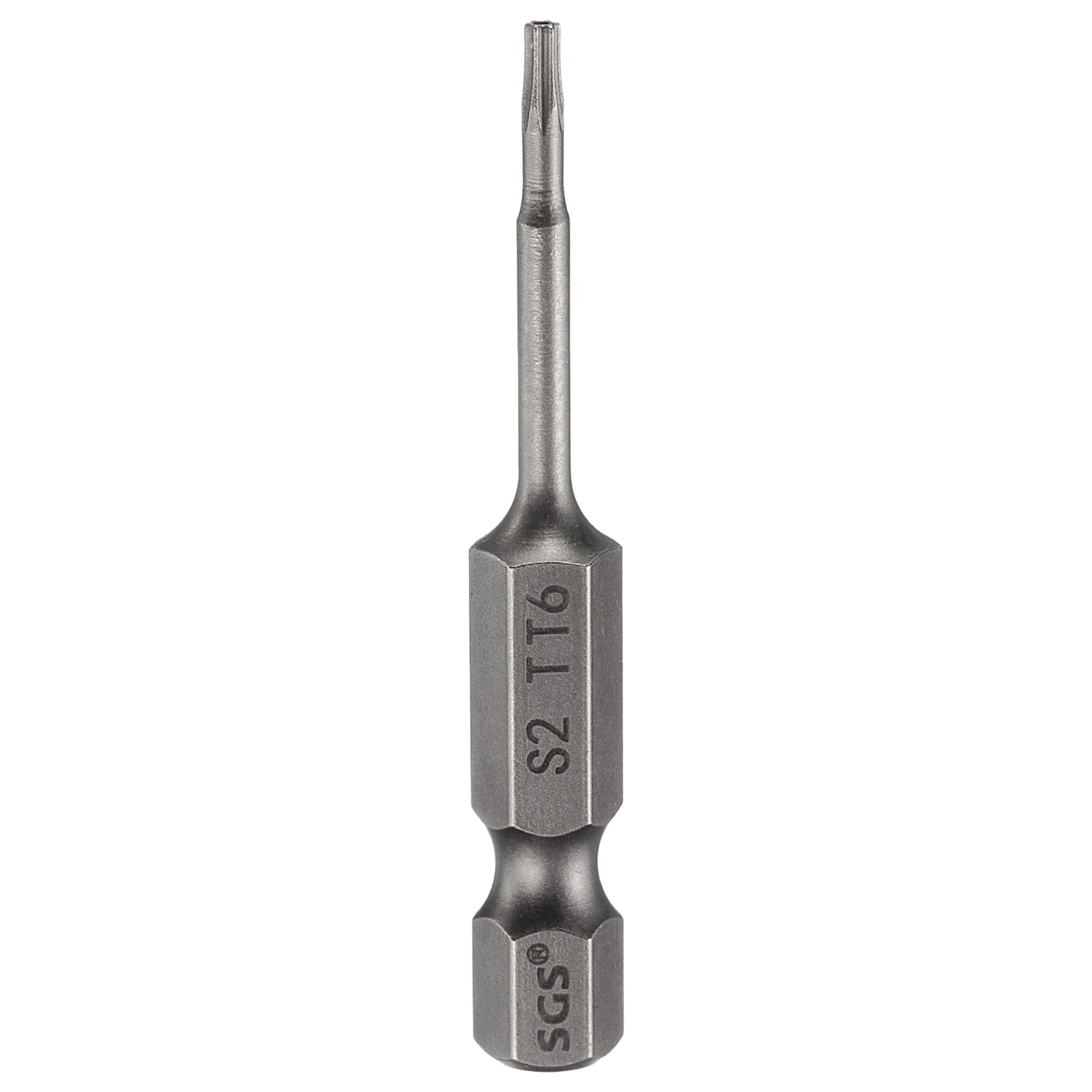 TT6 Torx Head Screwdriver Bit 2" Long 1/4" Hex Shank Magnetic Screw Driver