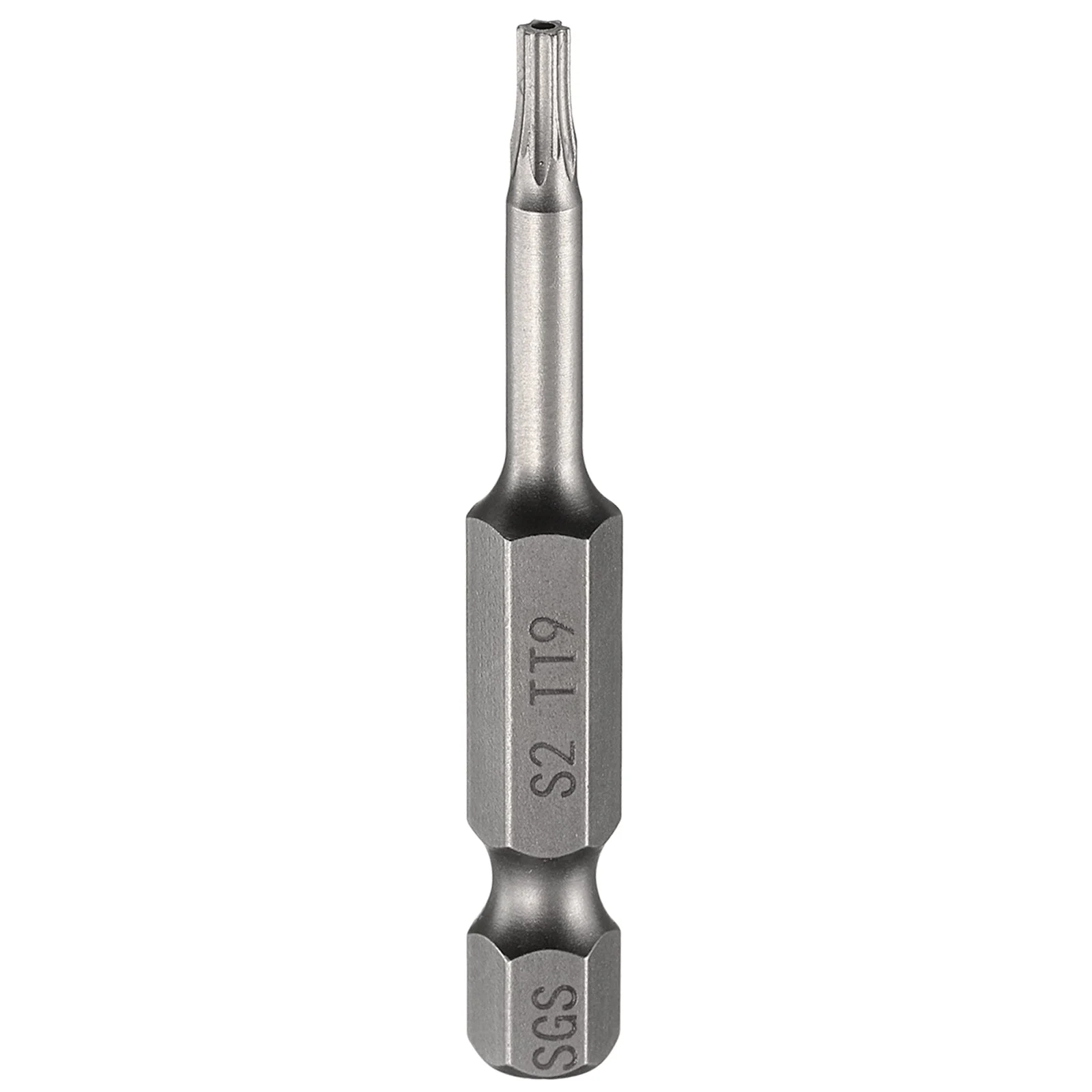 TT9 Torx Head Screwdriver Bit 2" Long 1/4" Hex Shank Magnetic Screw Driver