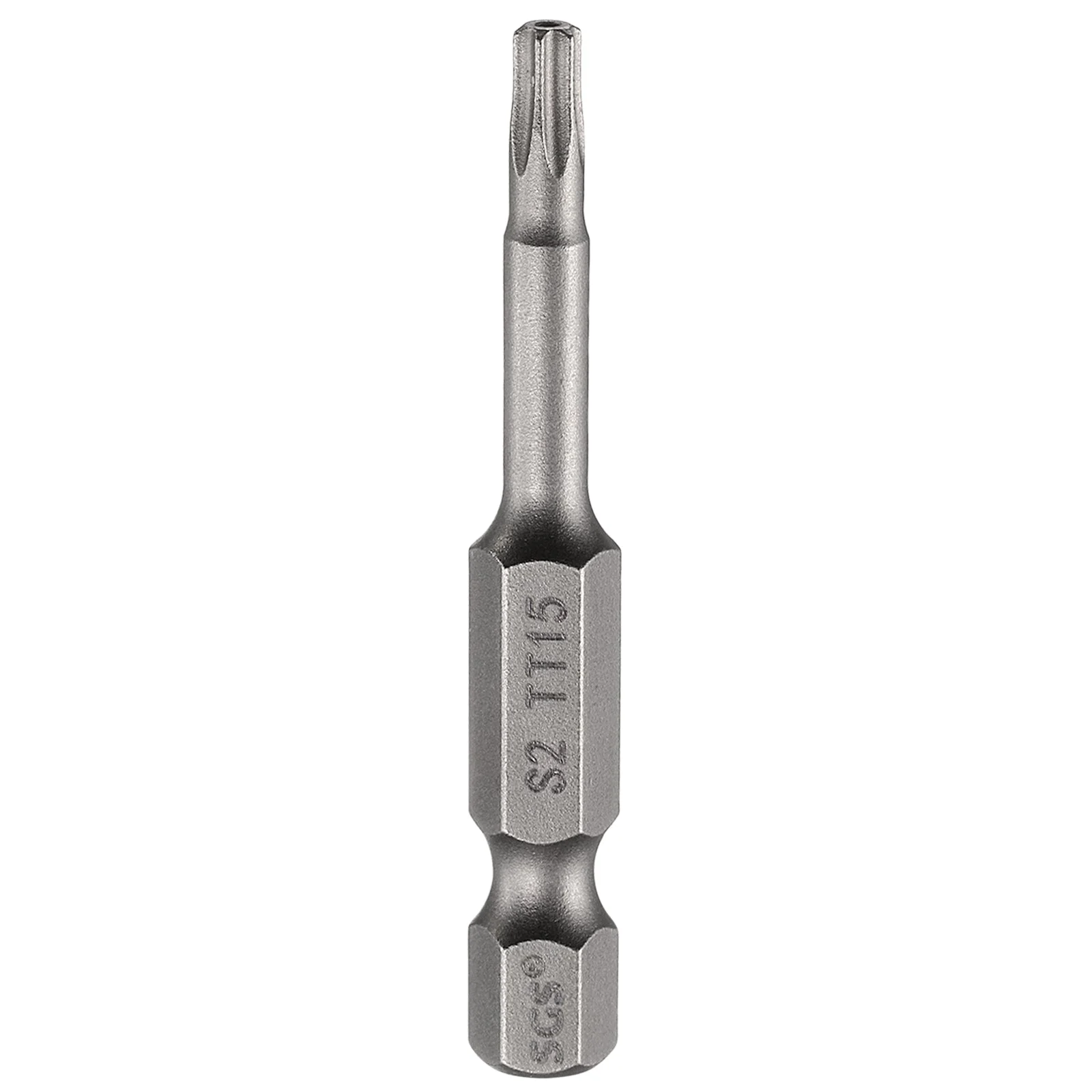 TT15 Torx Head Screwdriver Bit 2" Long 1/4" Hex Shank Magnetic Screw Driver