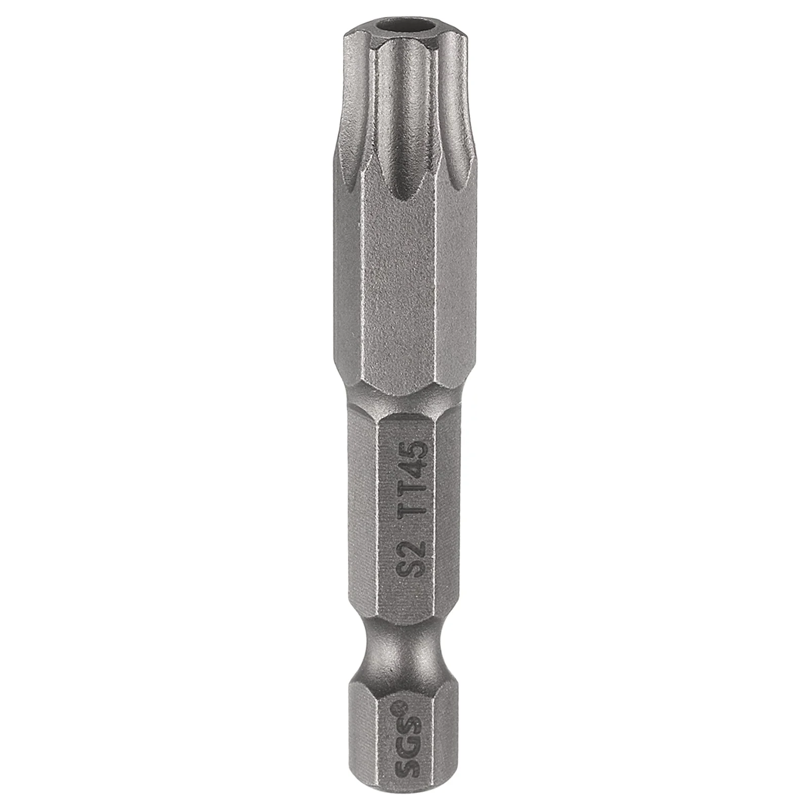 TT45 Torx Head Screwdriver Bit 2" Long 1/4" Hex Shank Magnetic Screw Driver