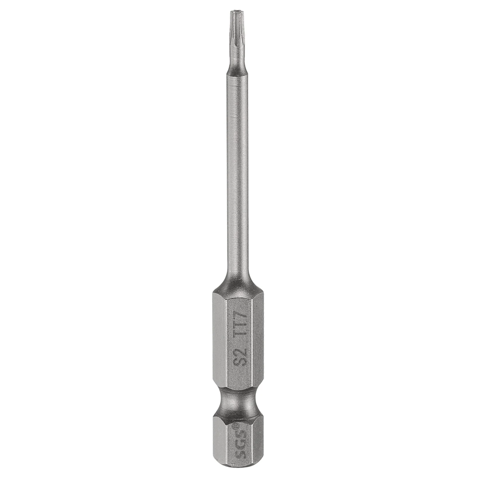 TT7 Torx Head Screwdriver Bit 2.56" Long 1/4" Hex Shank Magnetic Screw Driver