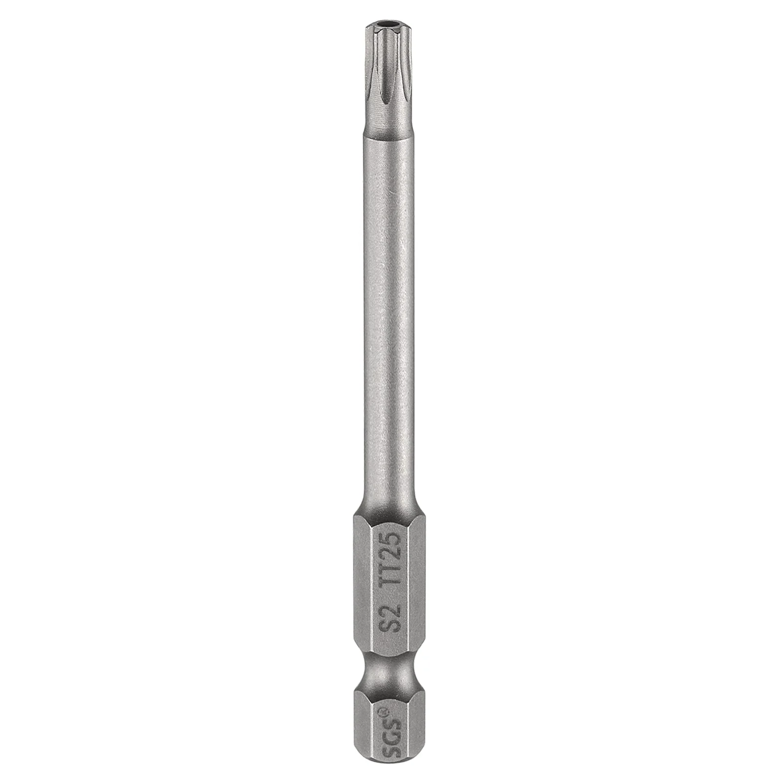TT25 Torx Head Screwdriver Bit 3" Long 1/4" Hex Shank Magnetic Screw Driver