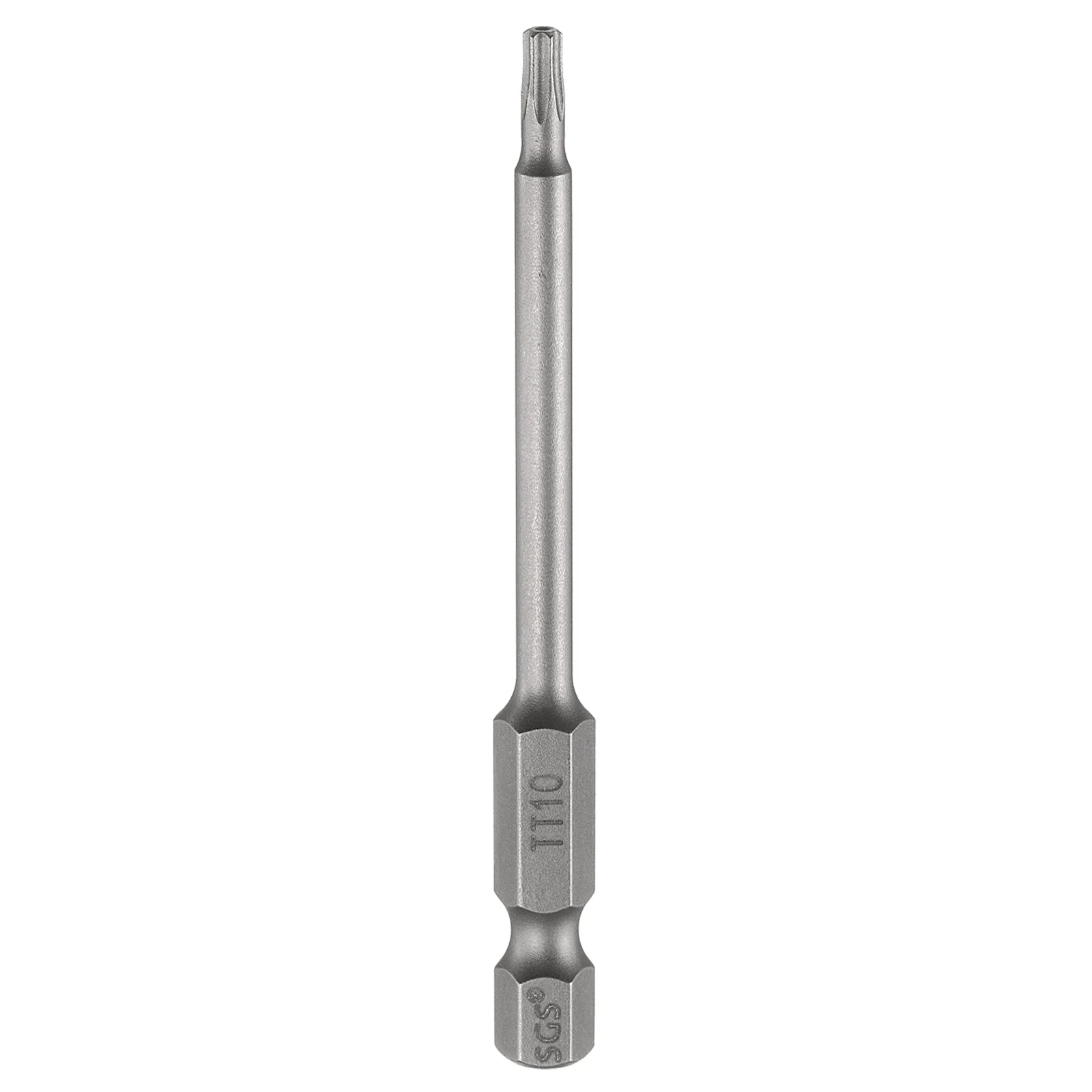 TT10 Torx Head Screwdriver Bit 3.15" Long 1/4" Hex Shank Magnetic Screw Driver