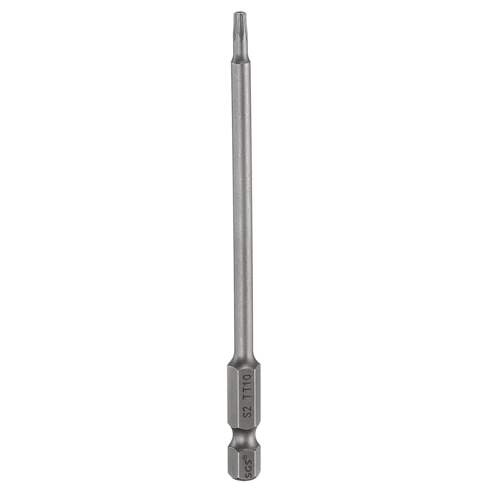 TT10 Torx Head Screwdriver Bit 4" Long 1/4" Hex Shank Magnetic Screw Driver