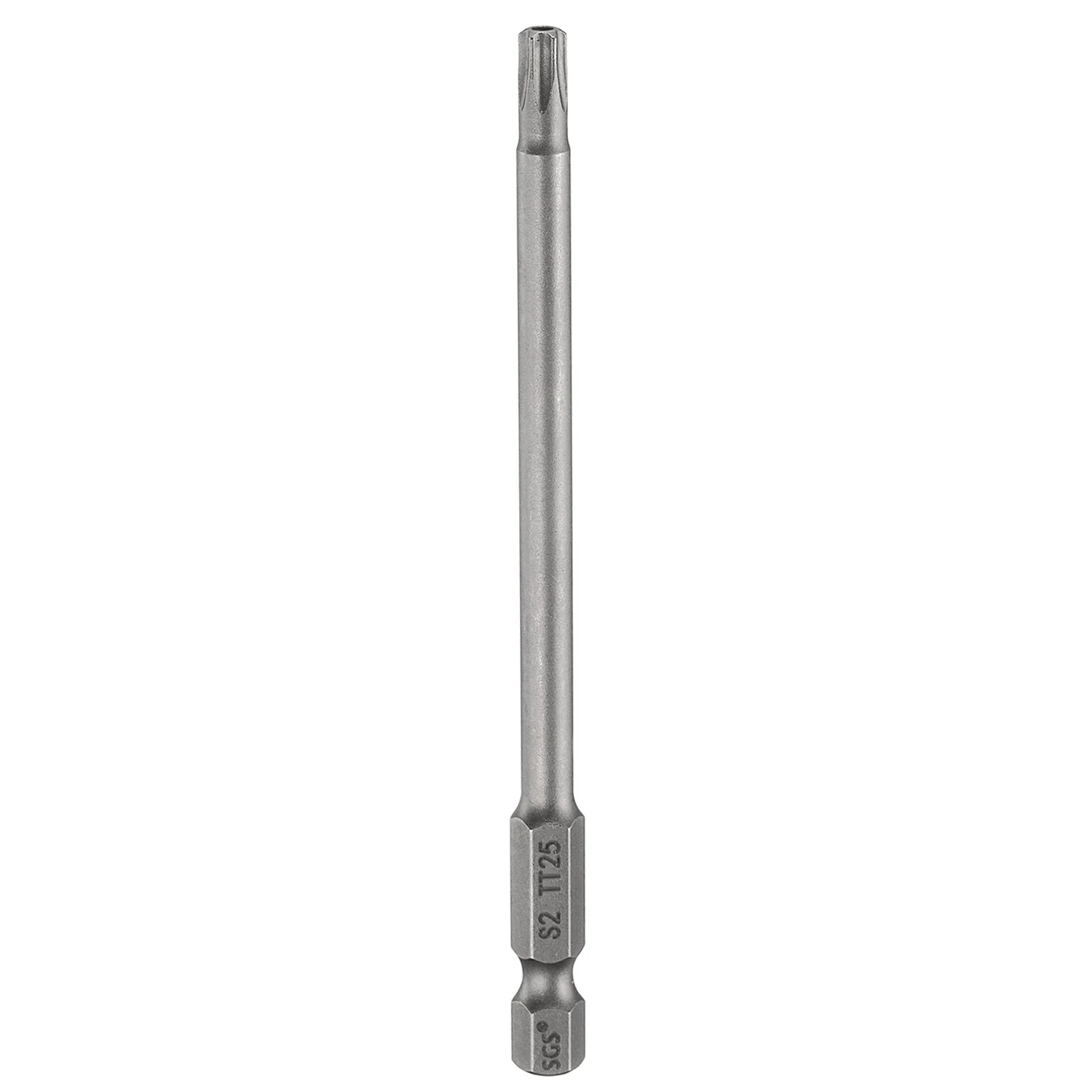 TT25 Torx Head Screwdriver Bit 4" Long 1/4" Hex Shank Magnetic Screw Driver