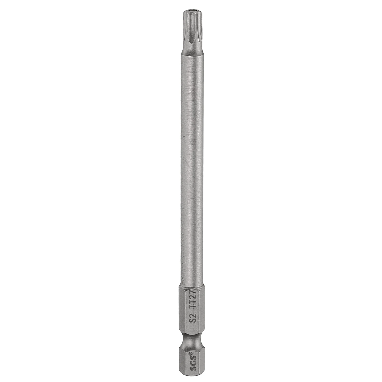 TT27 Torx Head Screwdriver Bit 4" Long 1/4" Hex Shank Magnetic Screw Driver