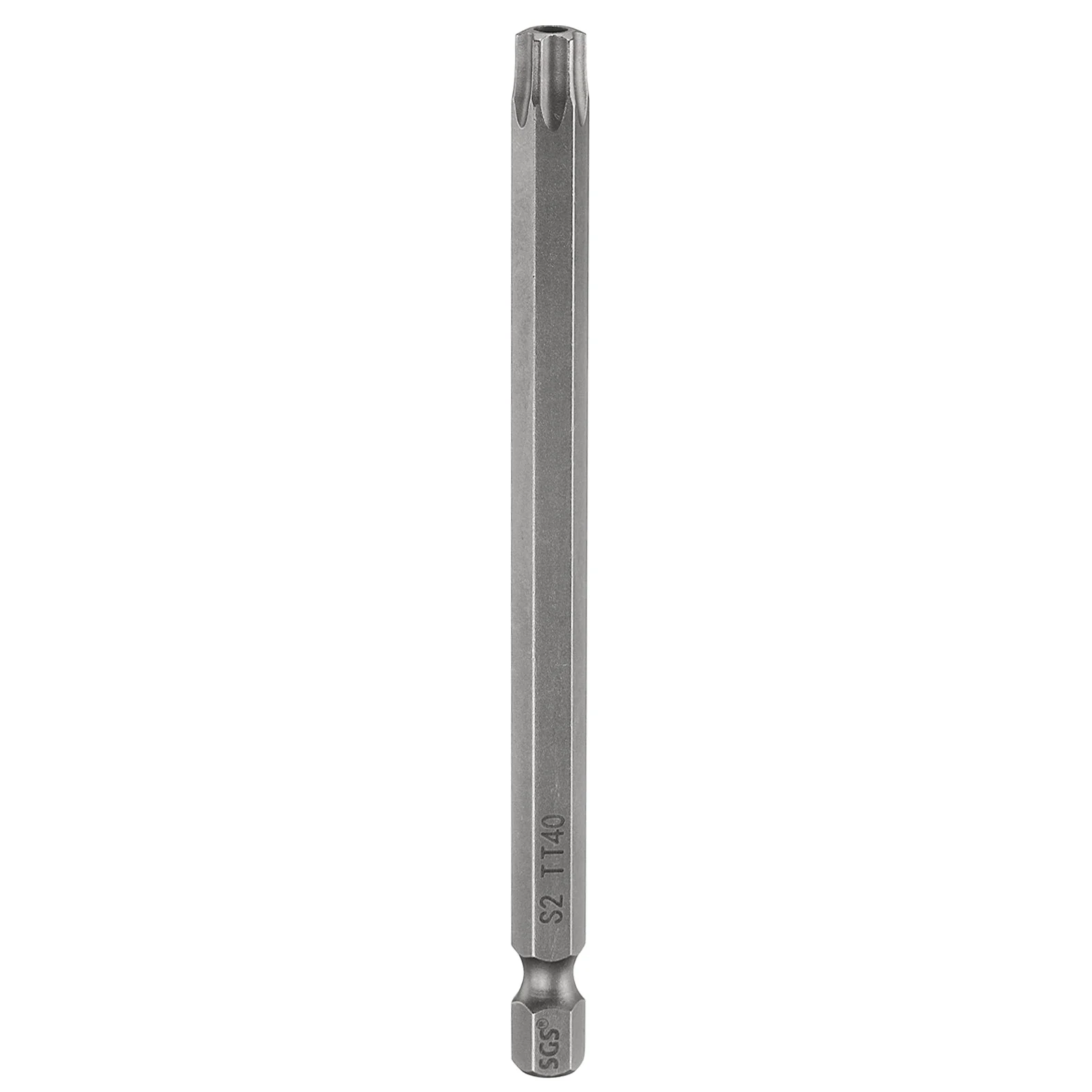 TT40 Torx Head Screwdriver Bit 4" Long 1/4" Hex Shank Magnetic Screw Driver