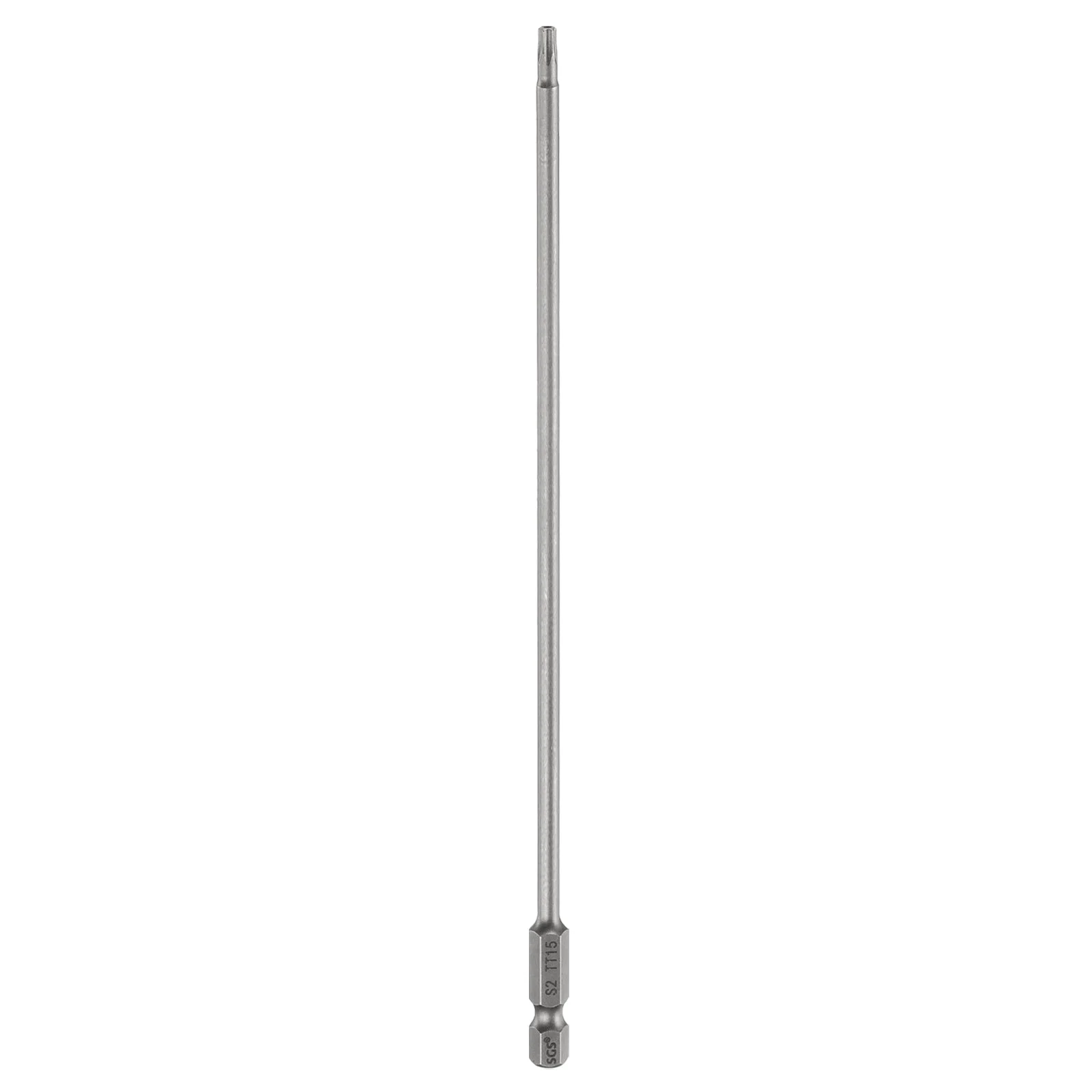 TT15 Torx Head Screwdriver Bit 8" Long 1/4" Hex Shank Magnetic Screw Driver