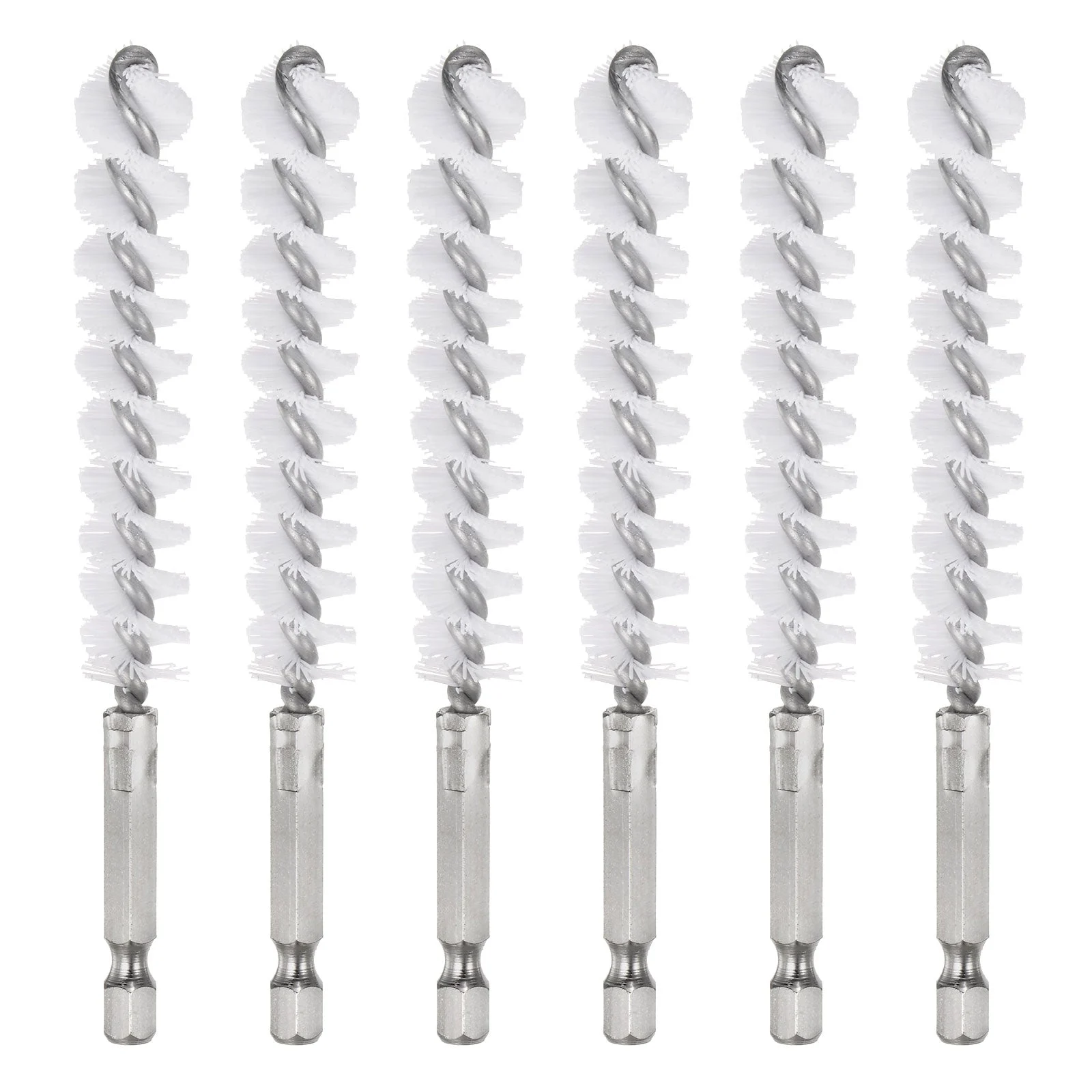 6Pcs Nylon Bore Brush 13mm Dia 4.5" Cleaning Twisted Wire Brush