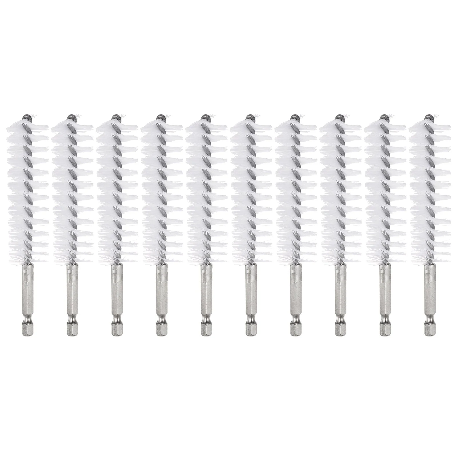 10Pcs Nylon Bore Brush 22mm Dia 4.5" Cleaning Twisted Wire Brush