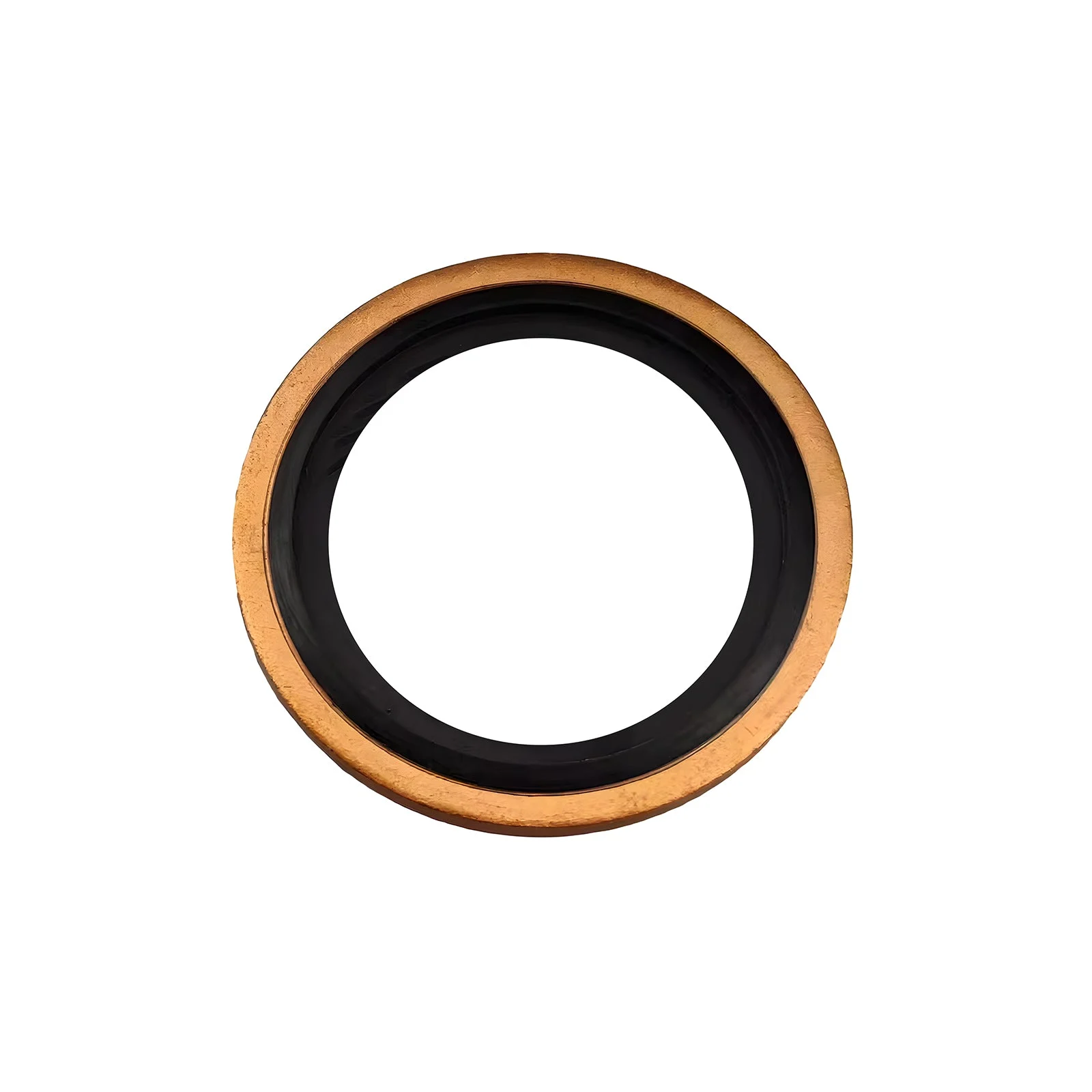 Bonded Sealing Washers with Rubber Seal Purple Copper