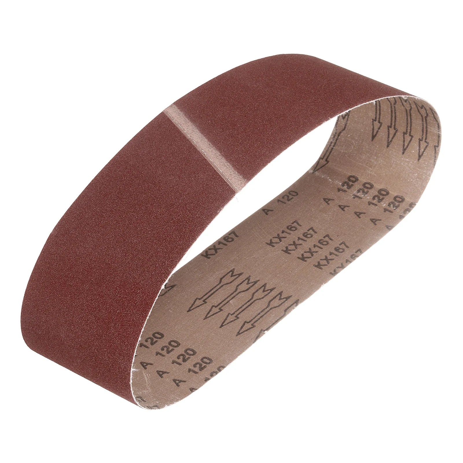 6 x 48 Inch Sanding Belts, 1 Pcs 120 Grits Aluminum Oxide for Metal Polish