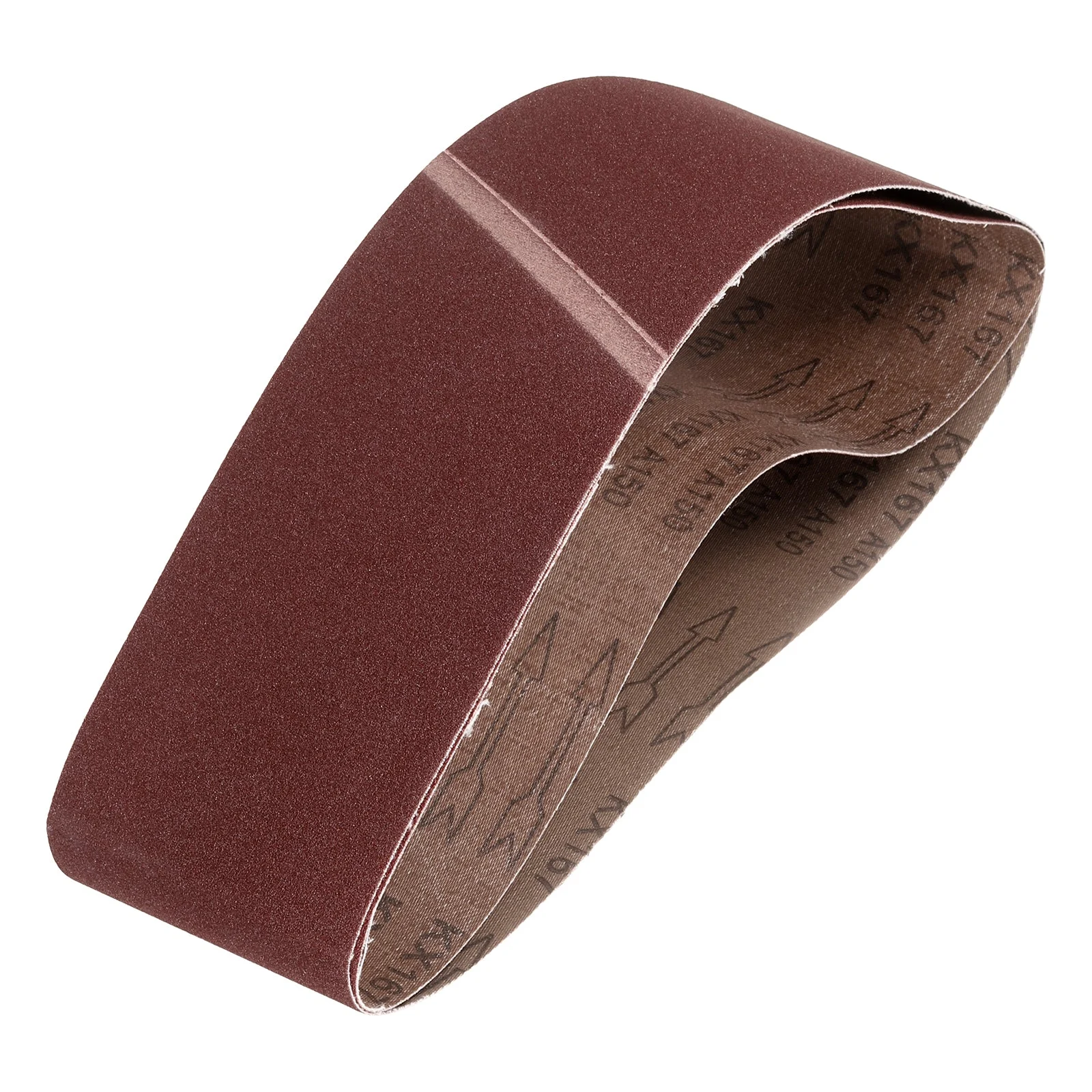 6 x 48 Inch Sanding Belts, 2 Pcs 150 Grits Aluminum Oxide for Metal Polish