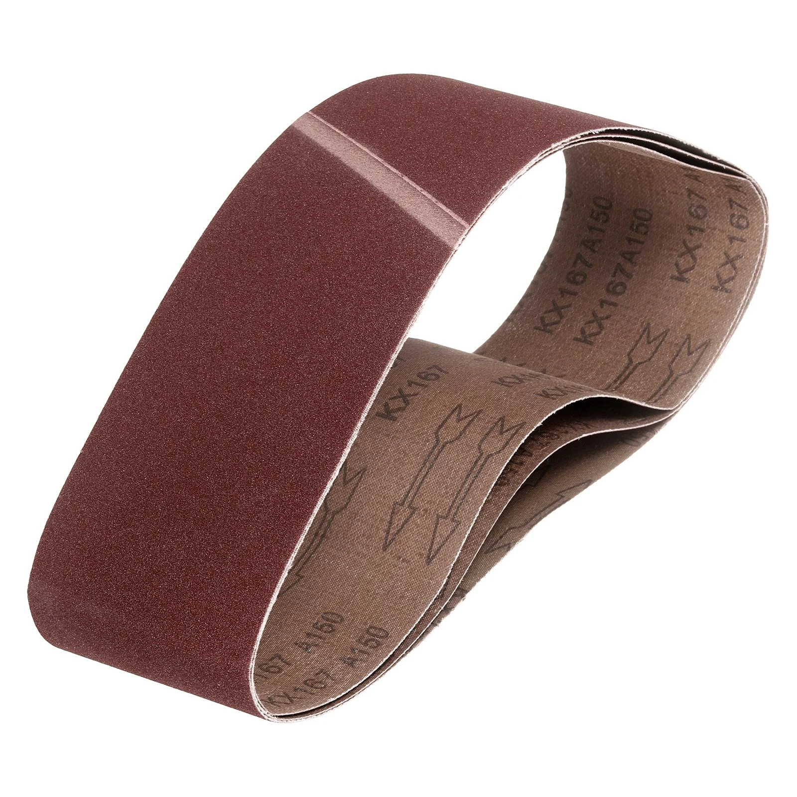 6 x 48 Inch Sanding Belts, 3 Pcs 150 Grits Aluminum Oxide for Metal Polish