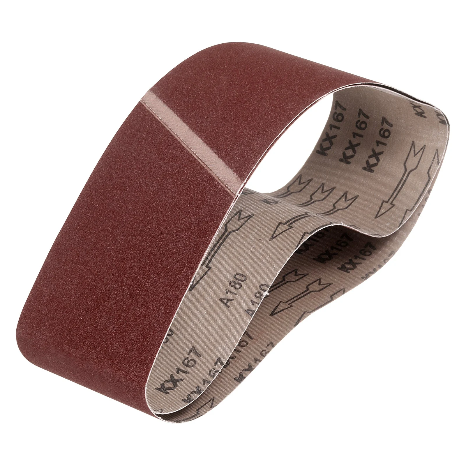 6 x 48 Inch Sanding Belts, 2 Pcs 180 Grits Aluminum Oxide for Metal Polish
