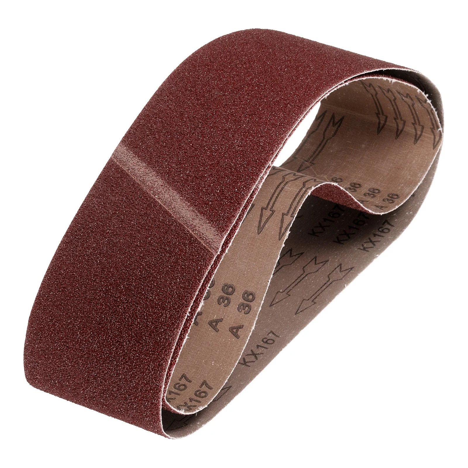 6 x 48 Inch Sanding Belts, 2 Pcs 36 Grits Aluminum Oxide for Metal Polish