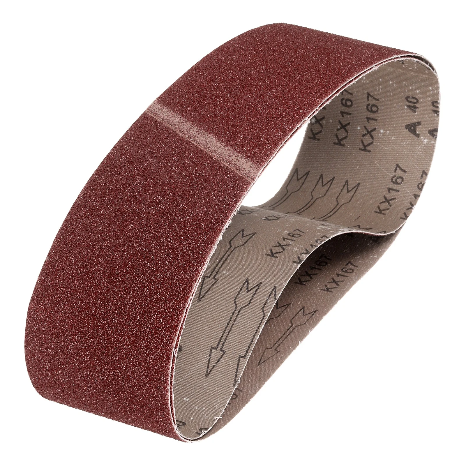 6 x 48 Inch Sanding Belts, 2 Pcs 40 Grits Aluminum Oxide for Metal Polish