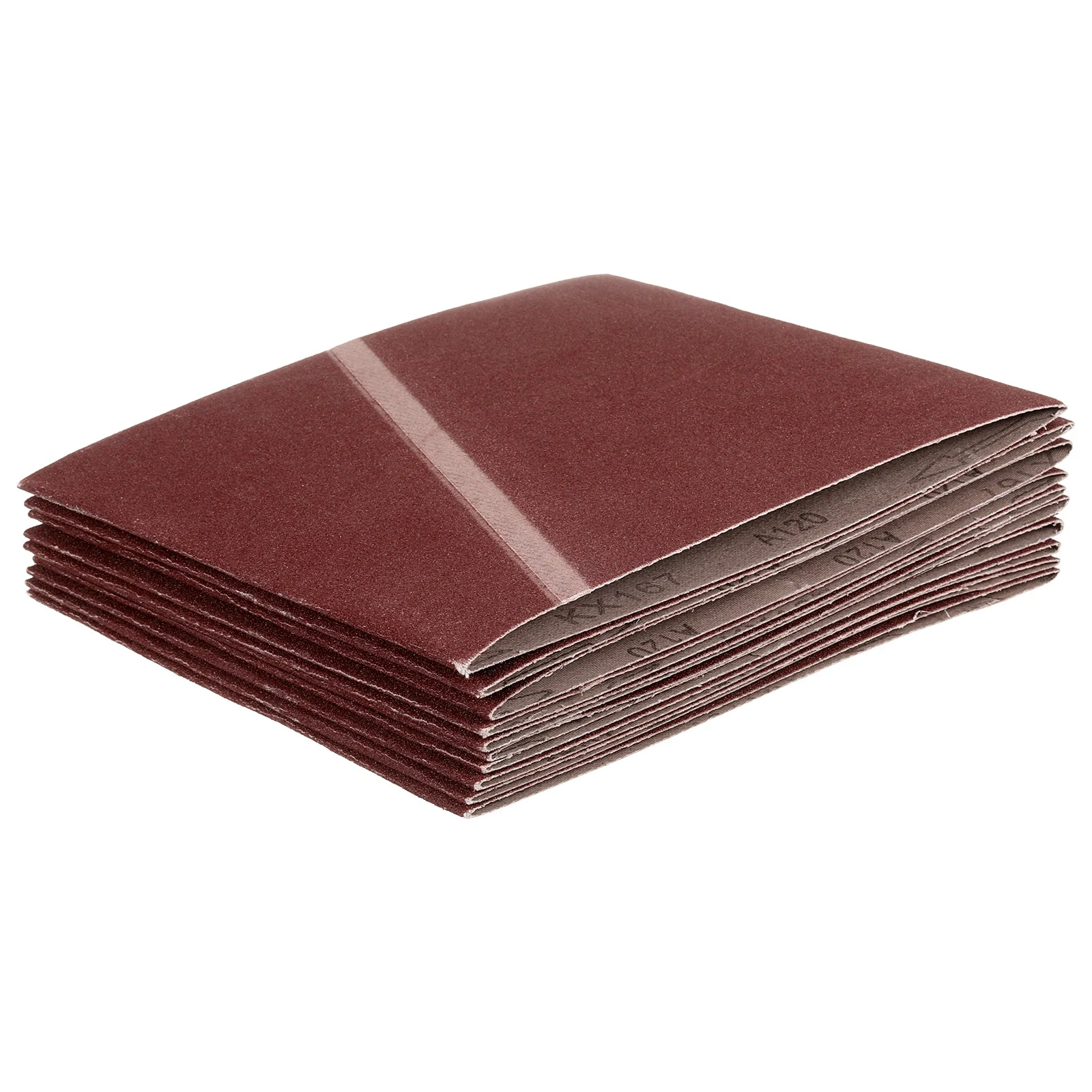 8 x 19 Inch Sanding Belts, 12 Pcs 120 Grits Aluminum Oxide for Metal Polish