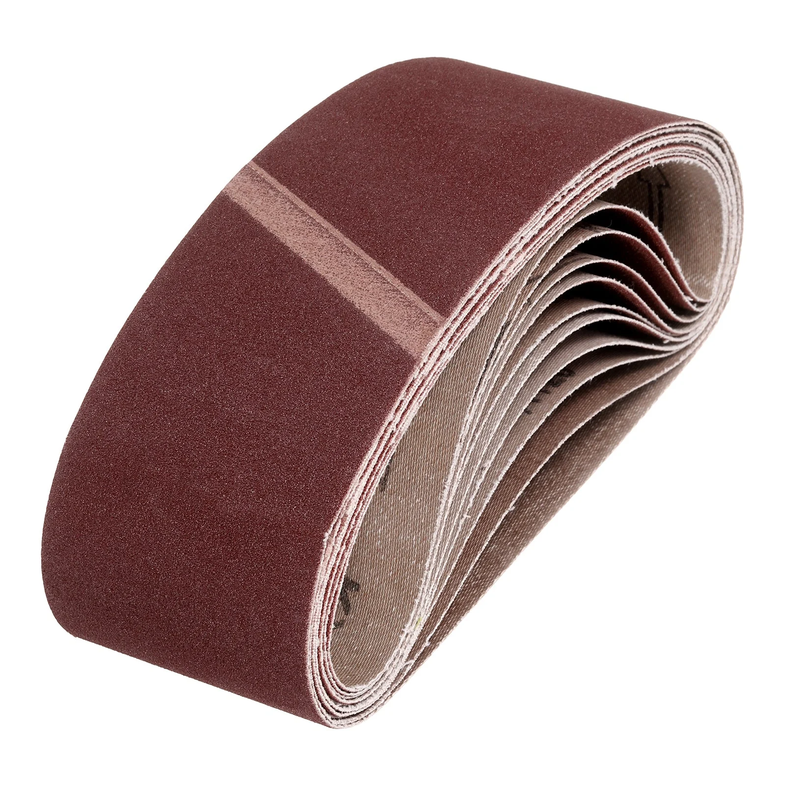 4 x 24 Inch Sanding Belts, 10 Pcs 180 Grits Aluminum Oxide for Metal Polish