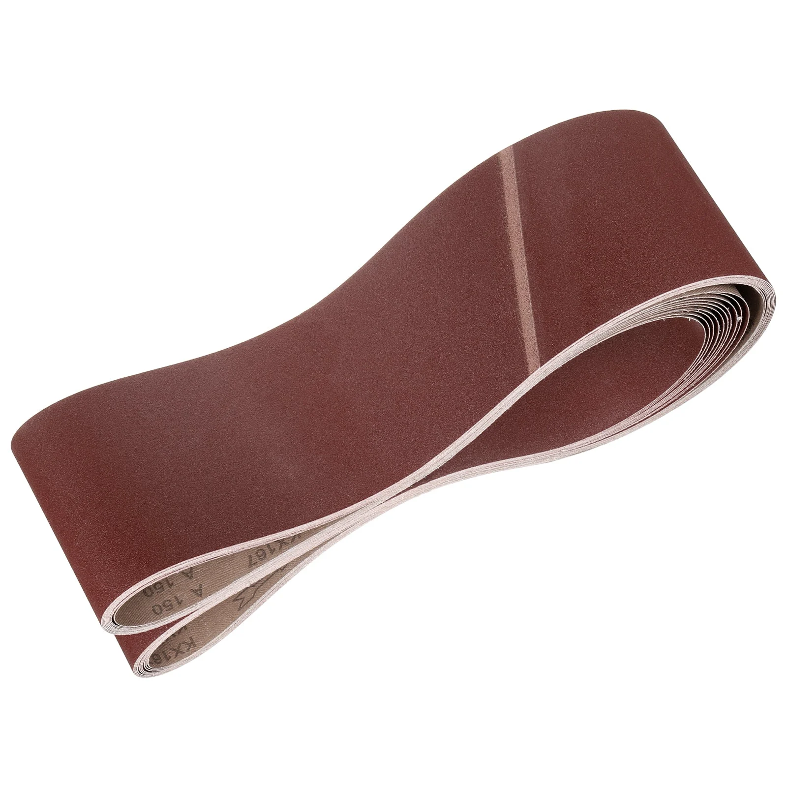 6 x 89 Inch Sanding Belts, 10 Pcs 150 Grits Aluminum Oxide for Metal Polish