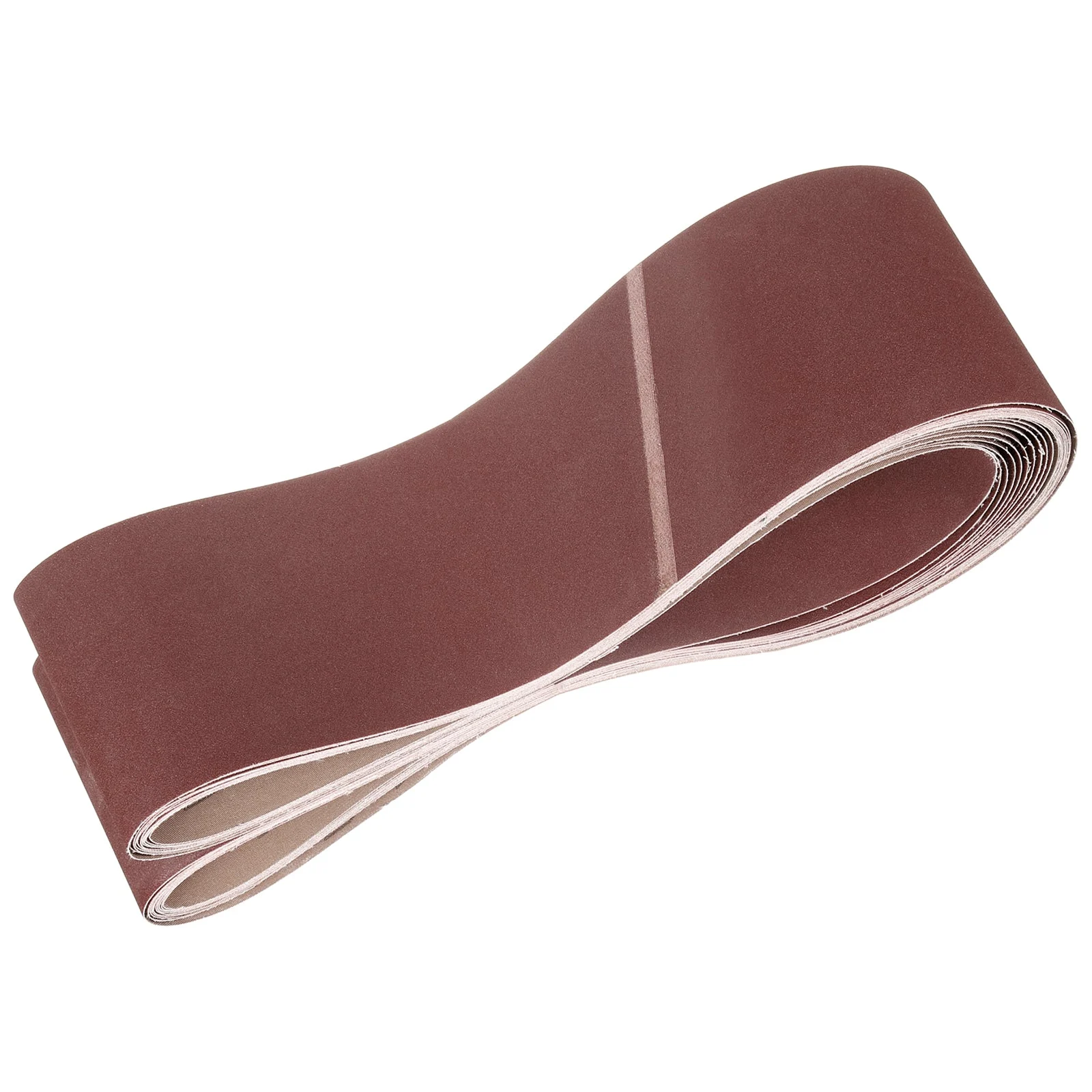 6 x 89 Inch Sanding Belts, 10 Pcs 180 Grits Aluminum Oxide for Metal Polish