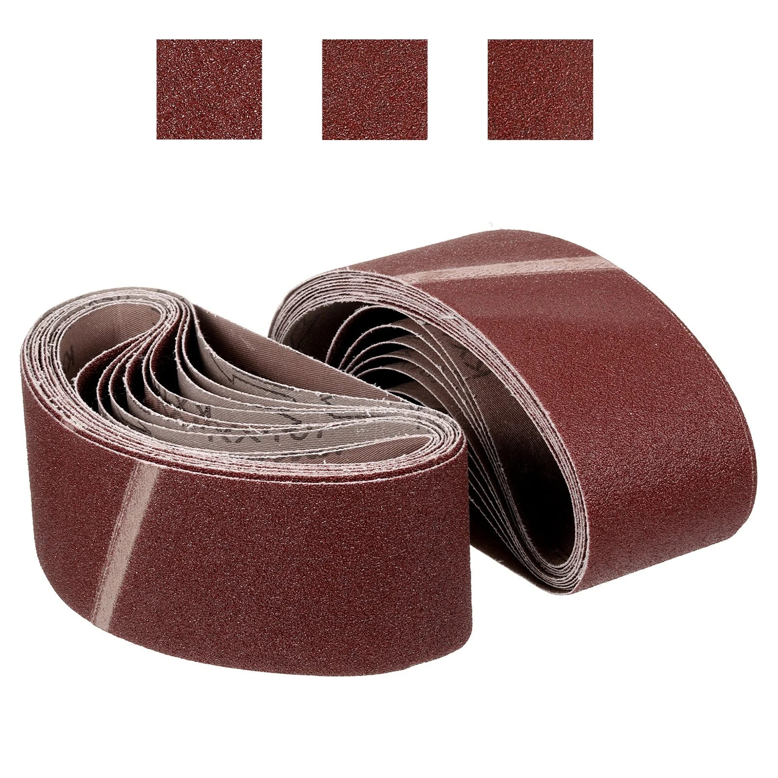 3 x 21 Inch Sanding Belt,24 Pcs 40/60/80 Grit Knife Sharpener Belts