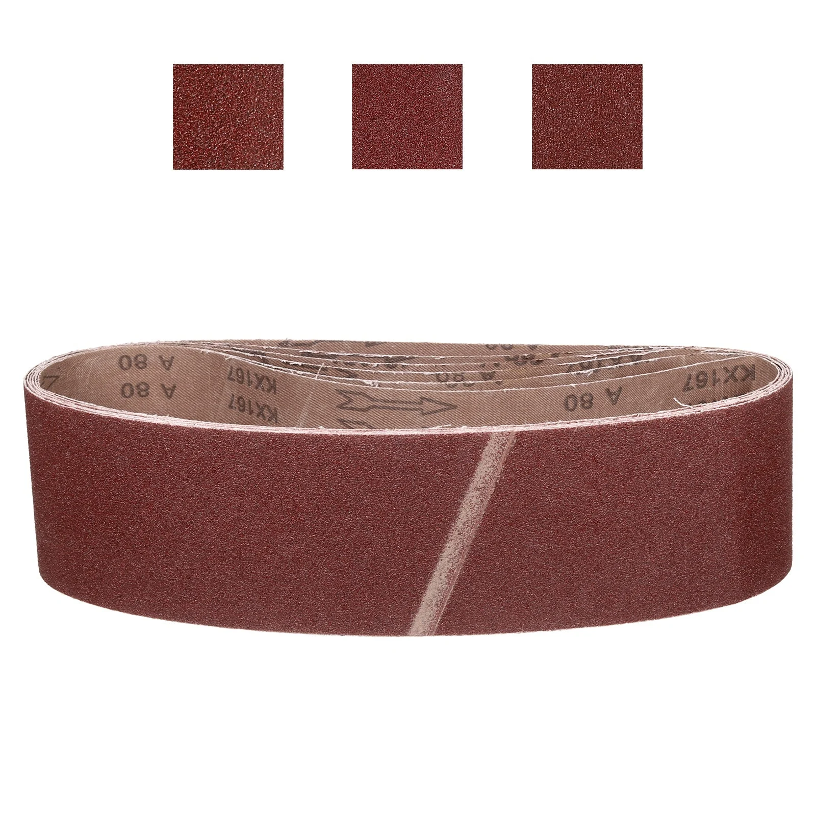 6 x 48 Inch Sanding Belt,6 Pcs 80/120/150 Grit Knife Sharpener Belts