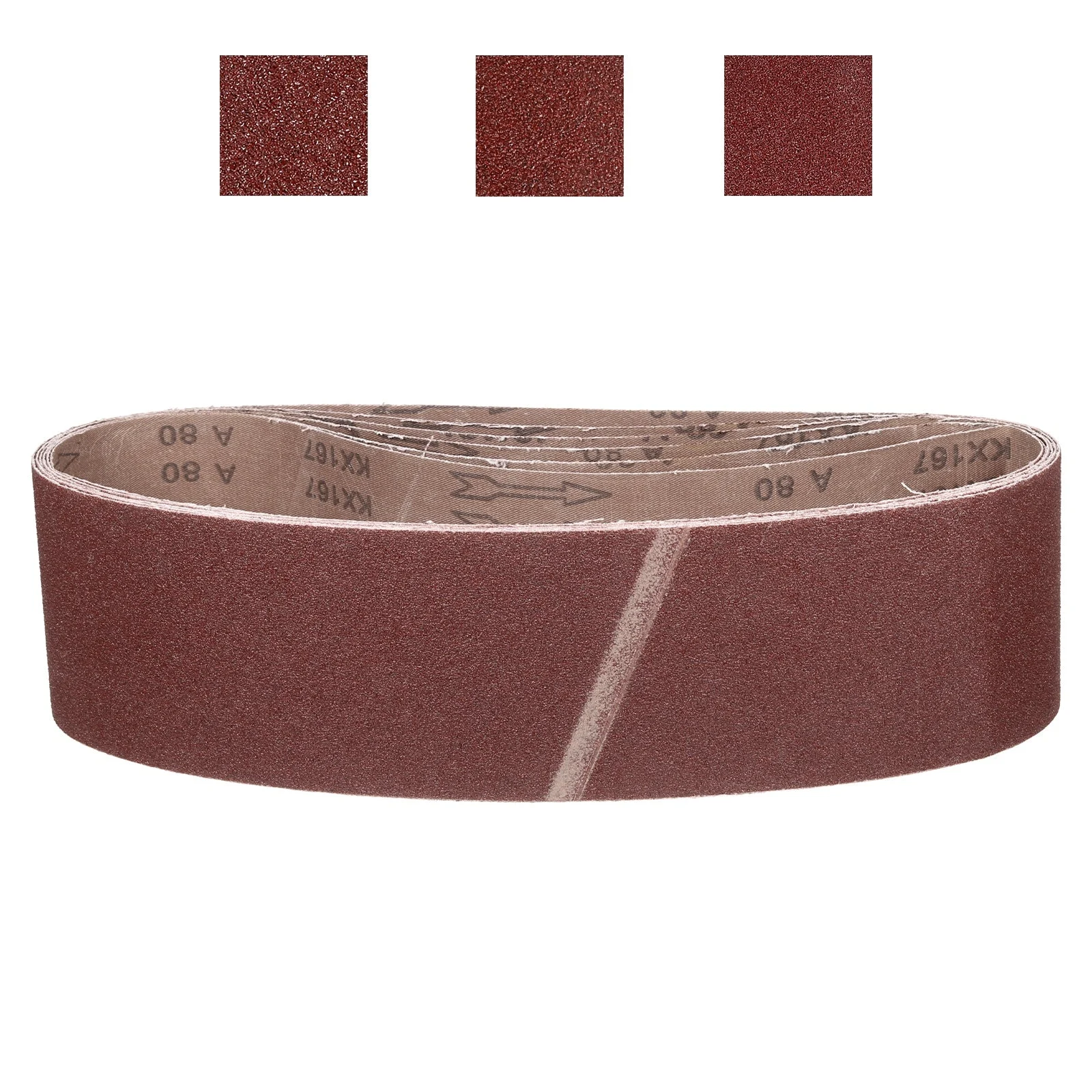 6 x 48 Inch Sanding Belt,6 Pcs 40/80/120 Grit Knife Sharpener Belts