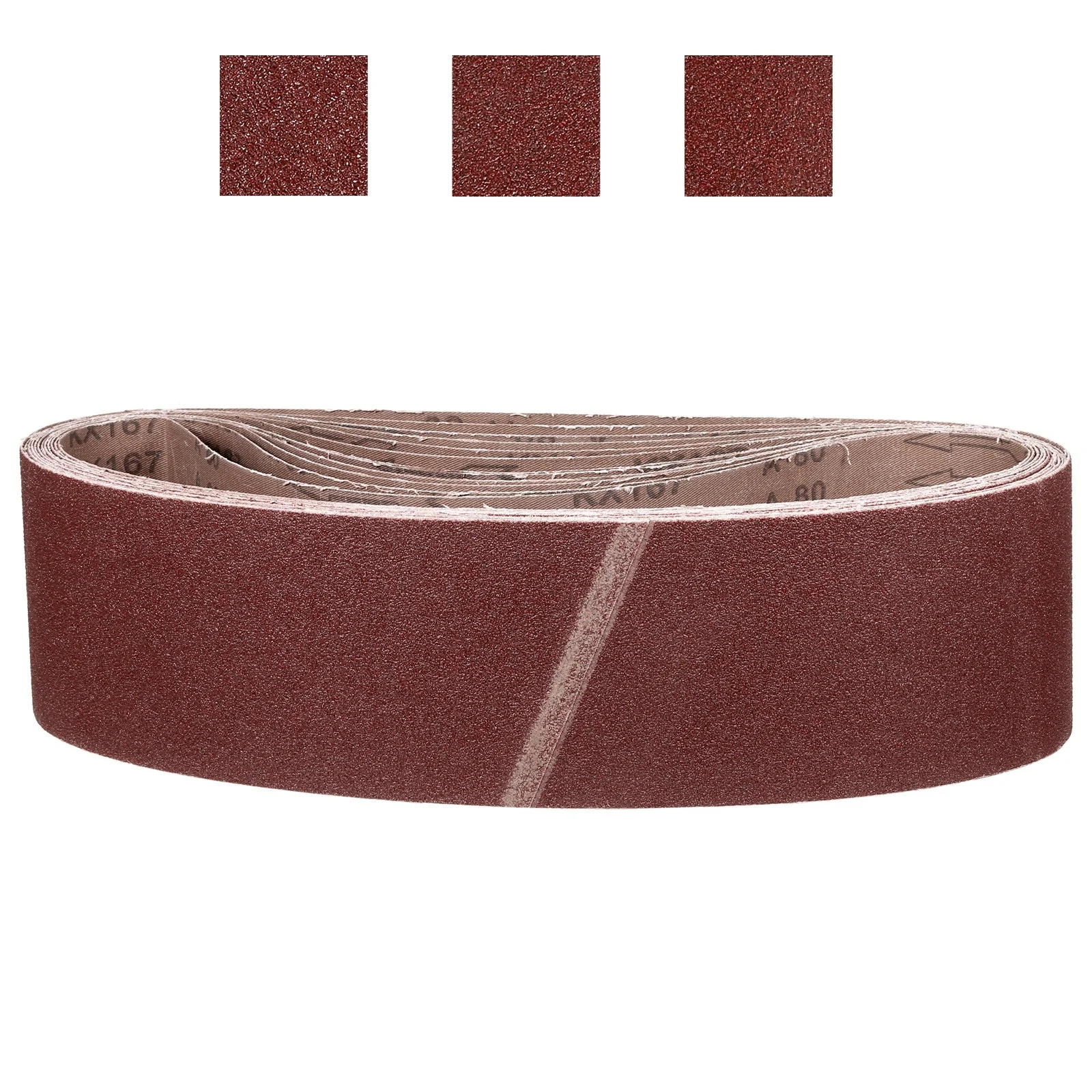 6 x 48 Inch Sanding Belt,9 Pcs 40/60/80 Grit Knife Sharpener Belts